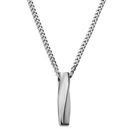 Cruz | Silver-Tone Stainless Steel Necklace