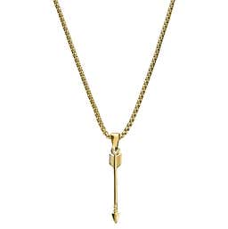 Atlas | Gold-tone Steel Arrow Pendant Necklace