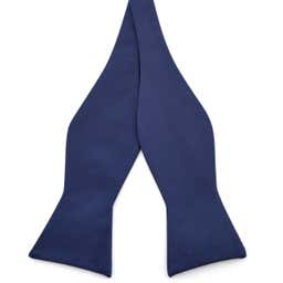 Navy Blue Basic Self-Tie Bow Tie