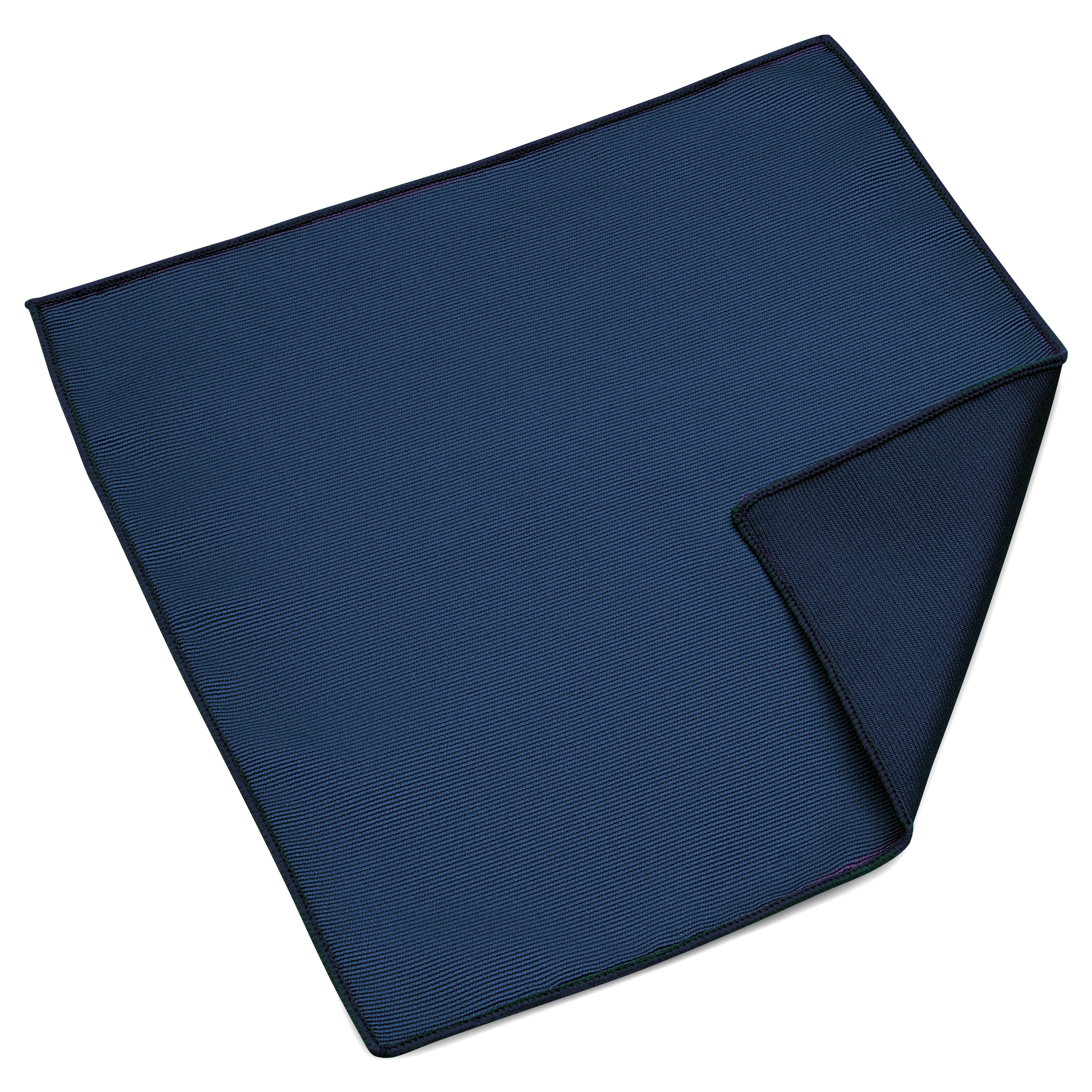 Navy Blue Grosgrain Pocket Square - 4
