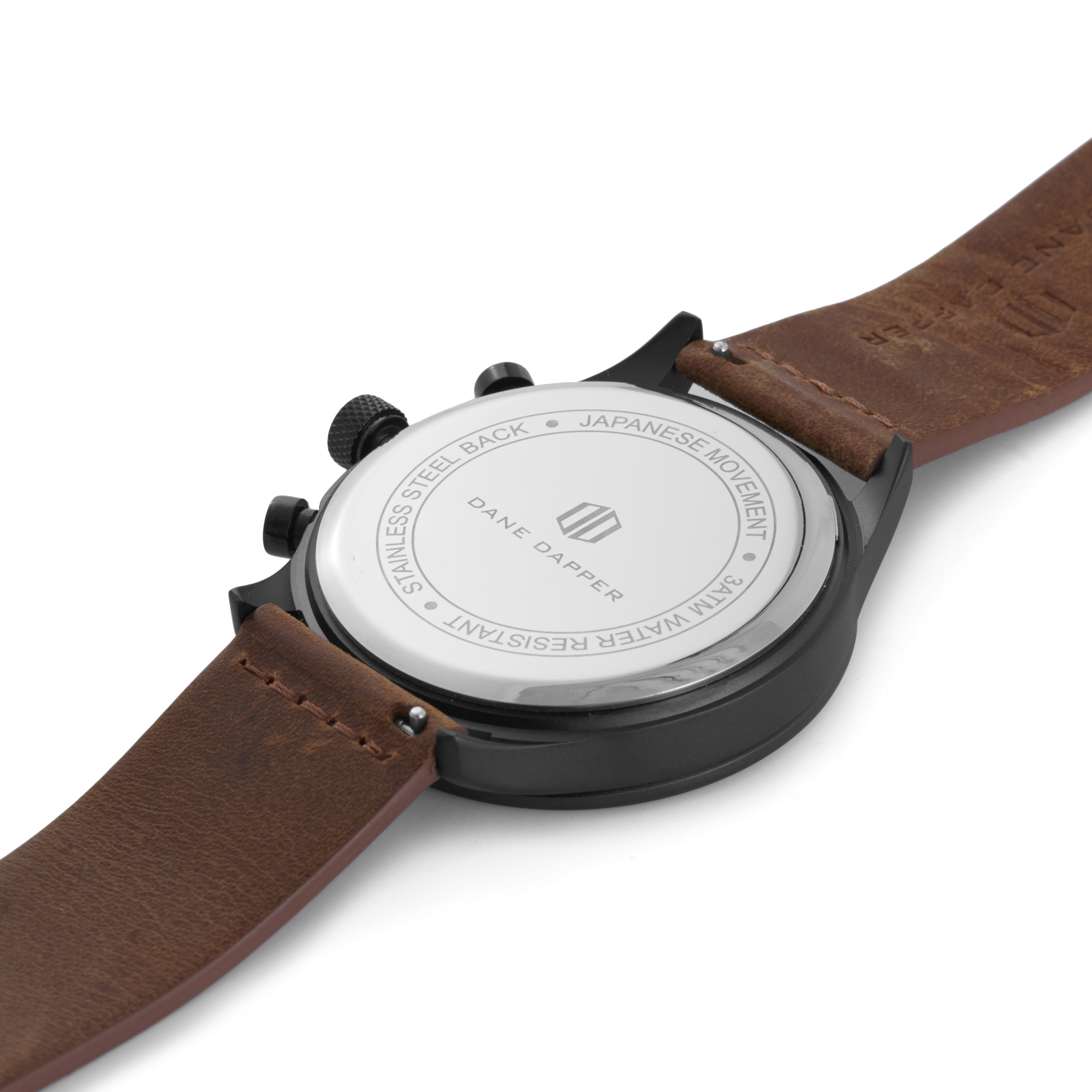 Black On Brown Troika Watch - 3