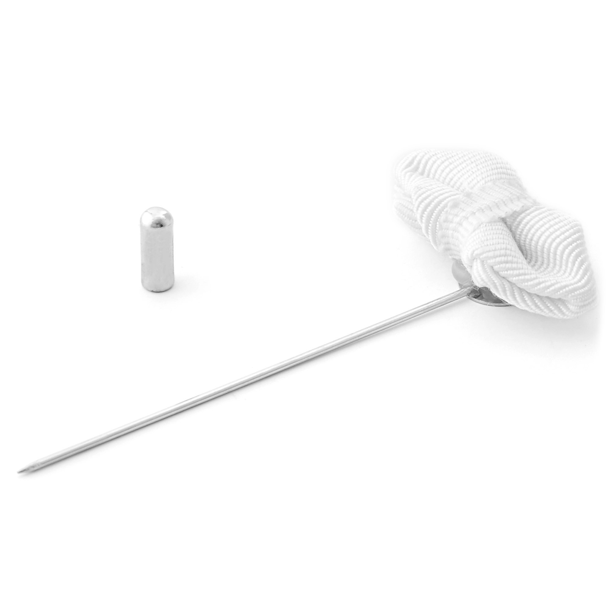 Szpilka do marynarki - białe usta - 2