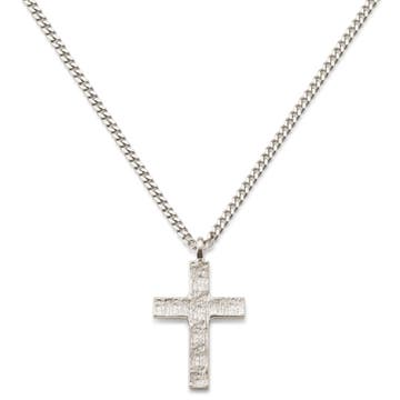 Rustic | Neleštený náhrdelník s krížom z mincového striebra 925 Rustic | Neleštený náhrdelník s krížom z mincového striebra 925