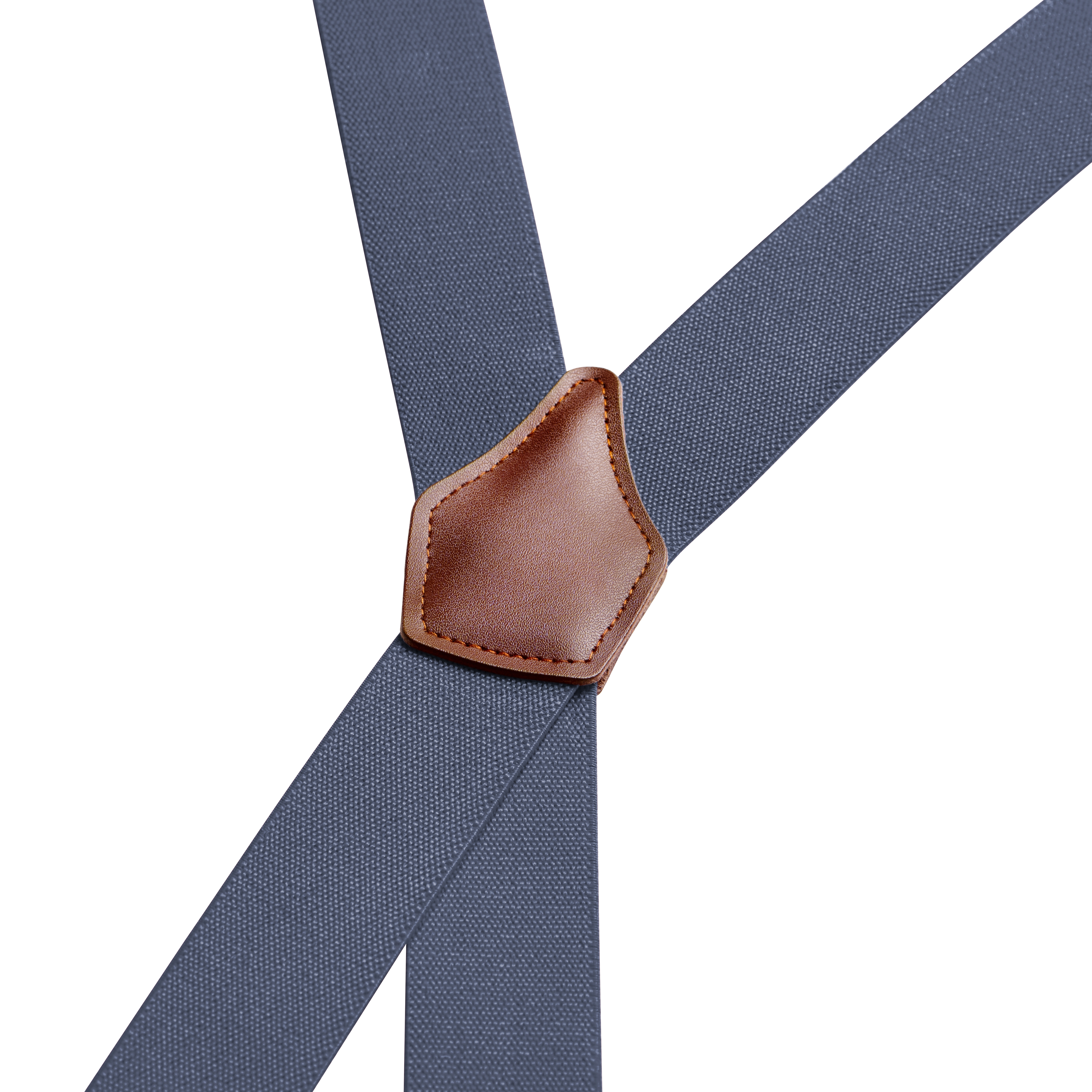 Vexel | Breite Azurblaue verstellbare X-Rücken Hosenträger - 2