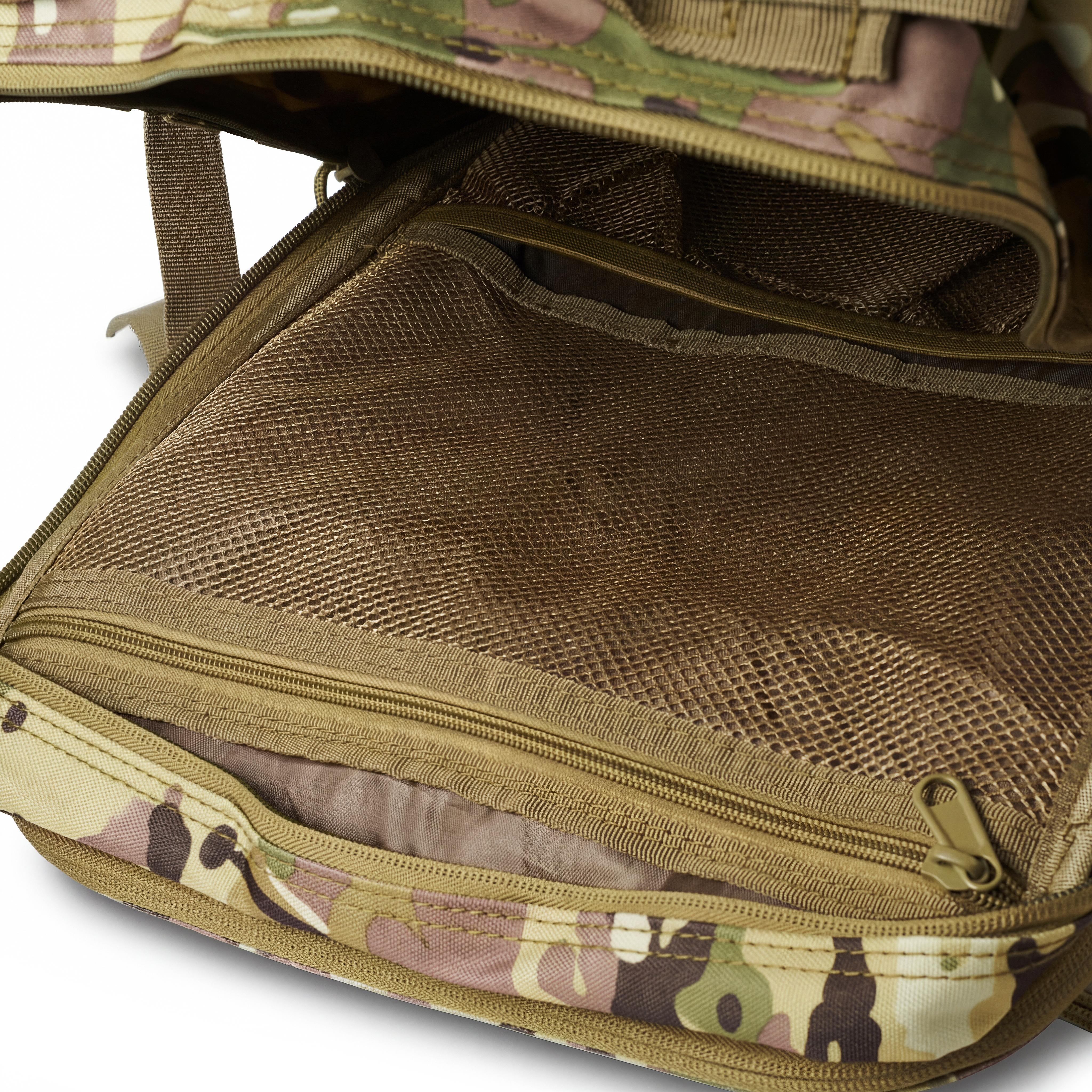 Expedition | Camouflagefarbener taktischer Rucksack mit 40 L Volumen und Patch-Fläche - 6