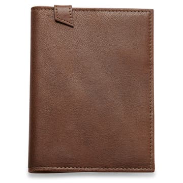 Passport Cover | Dark Brown Full-Grain Buffalo Leather