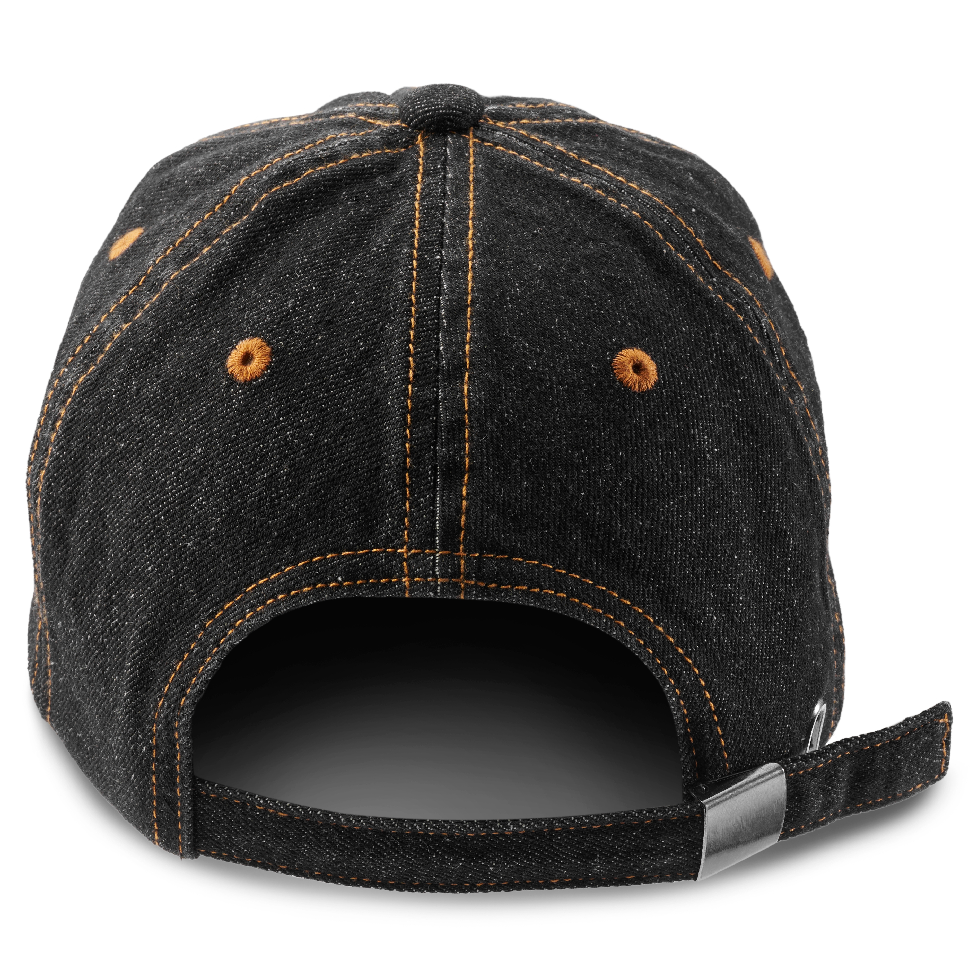 Lacuna | Dark Wash Denim Baseball Cap - 7