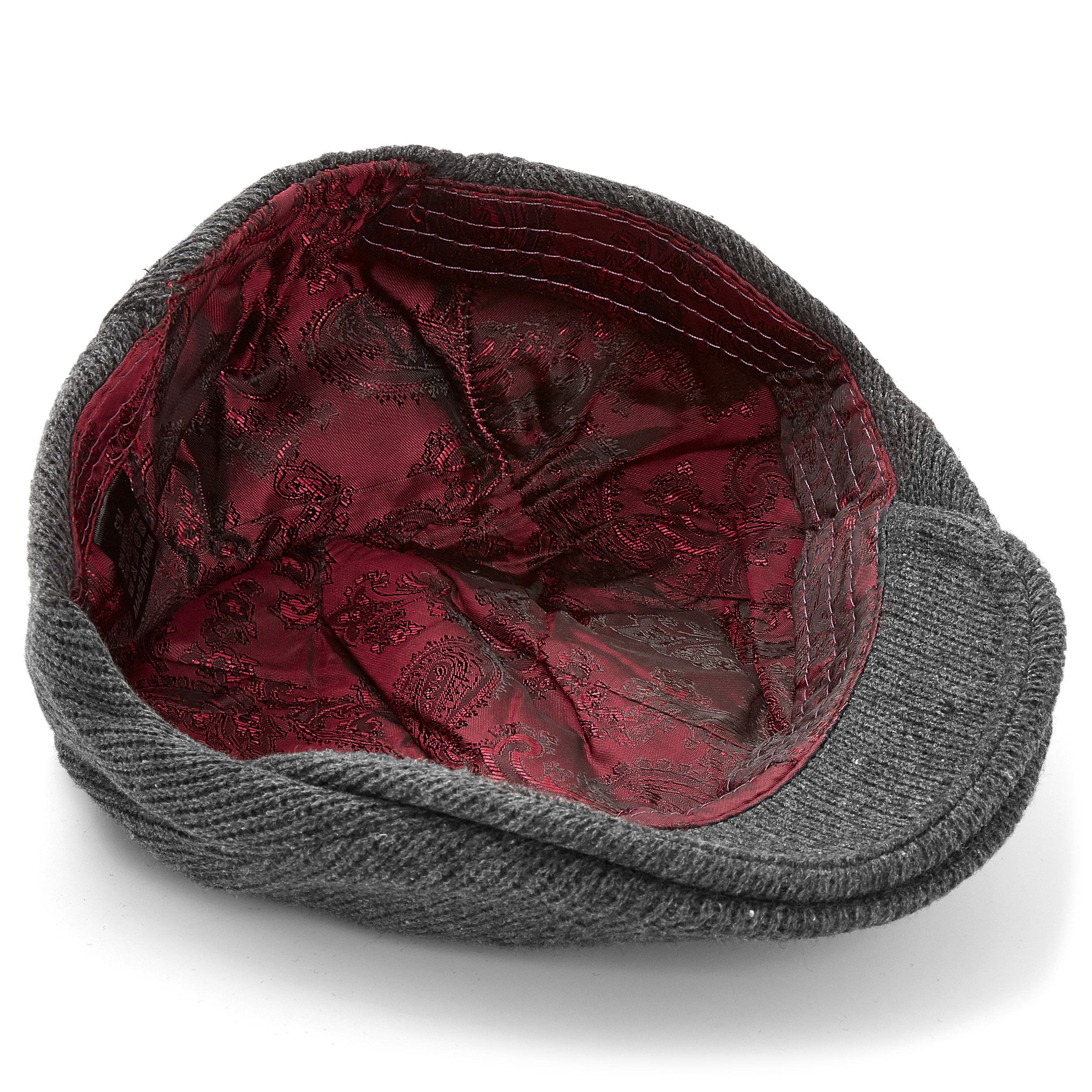 Tjock Grå Platt Keps - 2