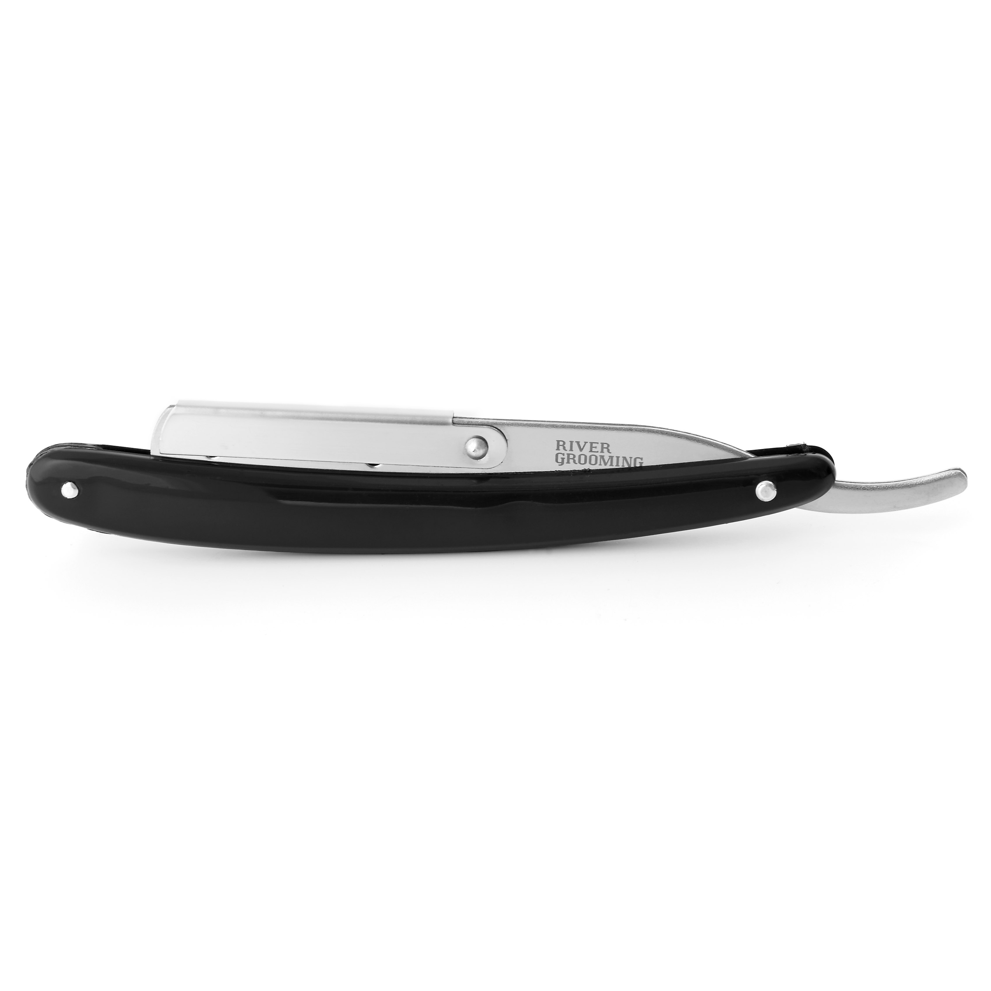 Simple Black Straight Razor For Disposable Blades - 5