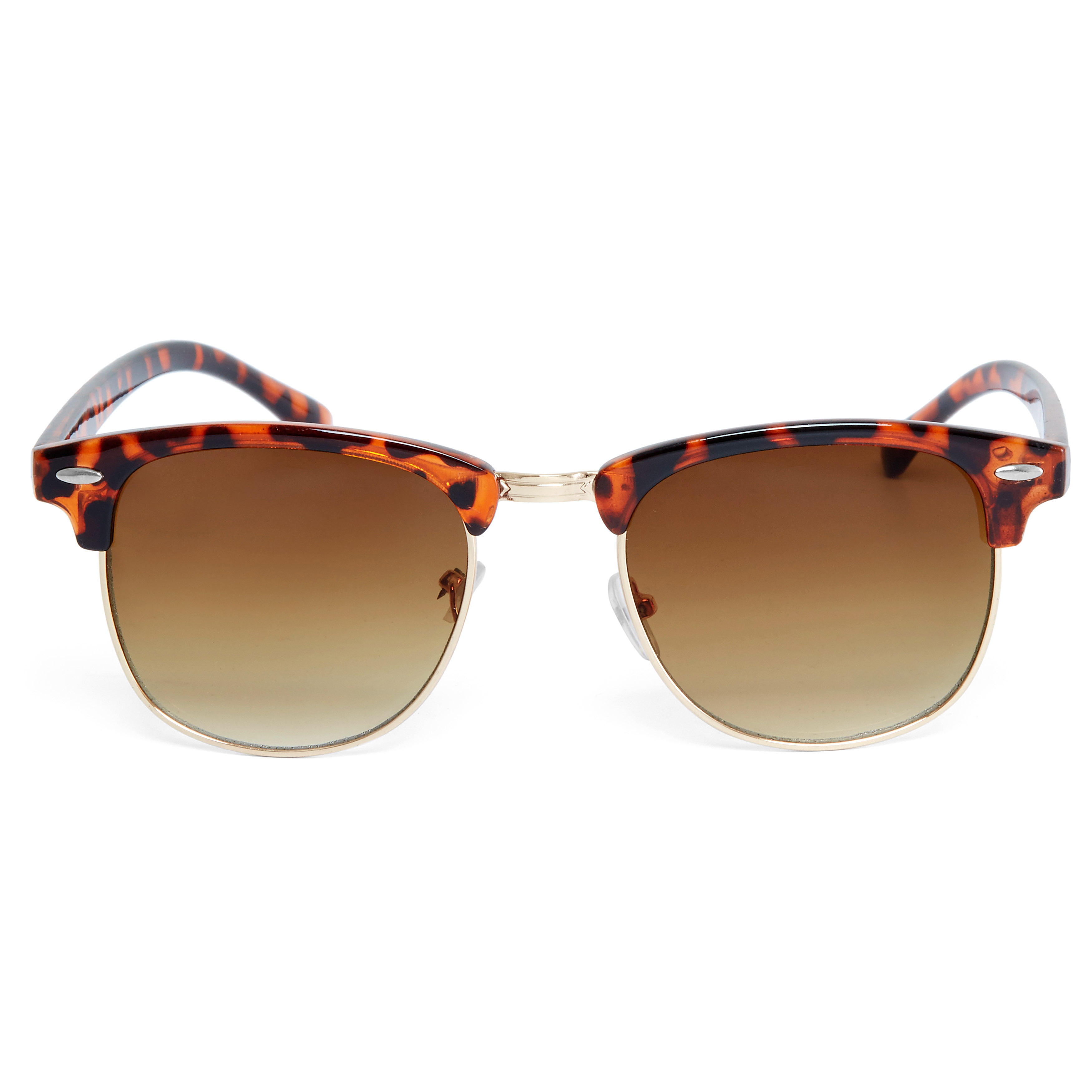 Schildplatt Sonnenbrille Mit Brauner Verlaufstönung - 1