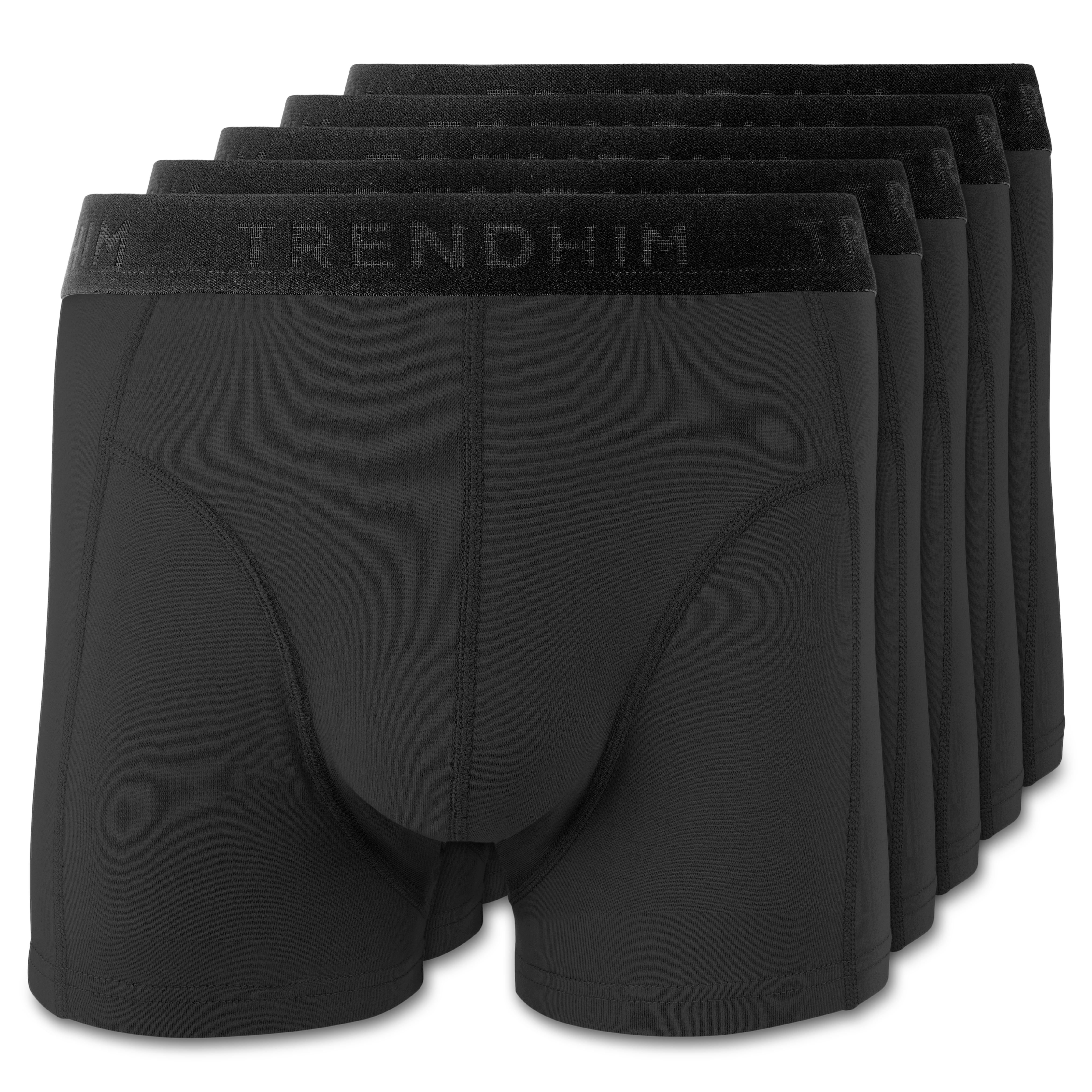 L - FreeFeel | 5-Pack Μαύρα Μποξεράκια Briefs από Μπαμπού - 1