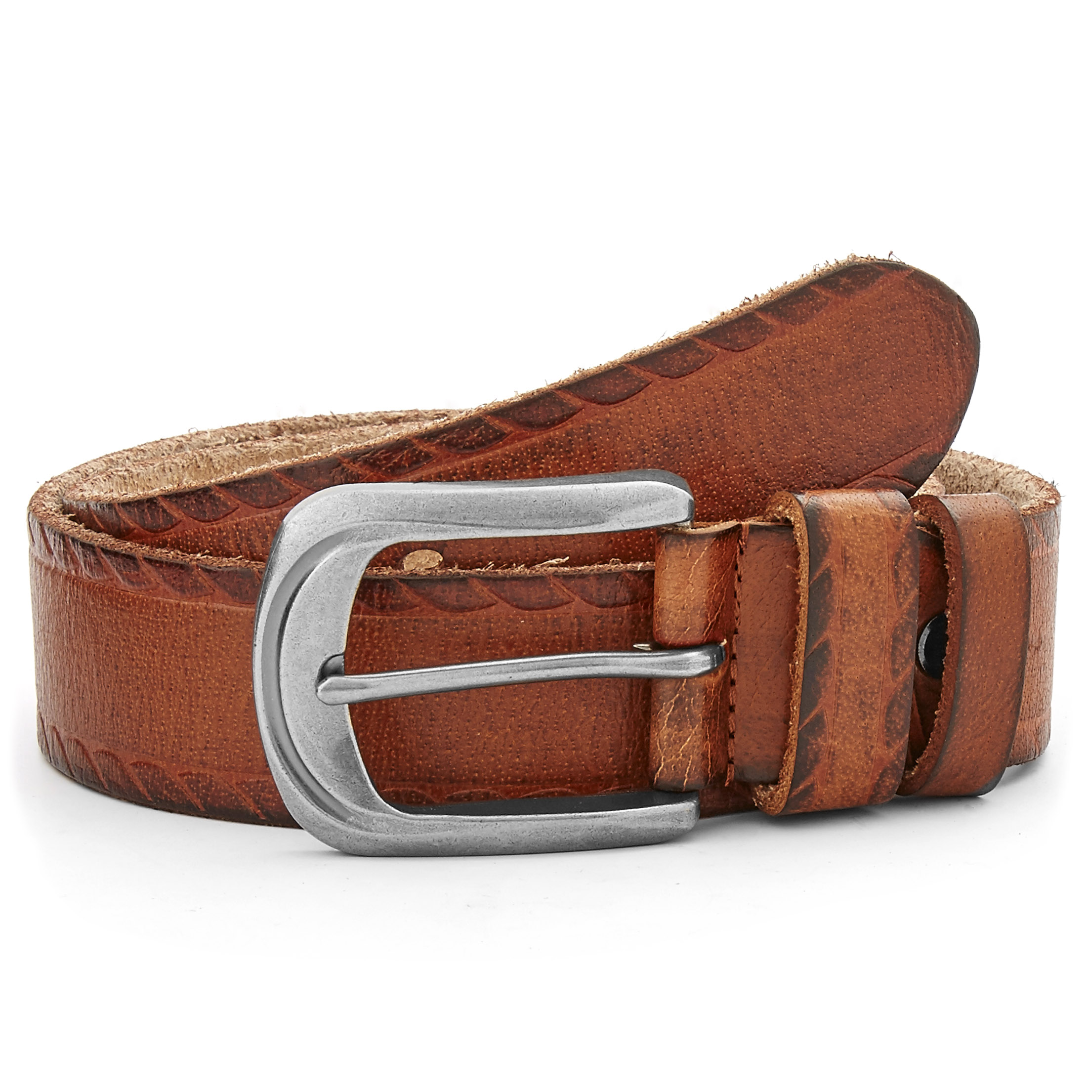 Bruine Leren Leraarsriem - 1