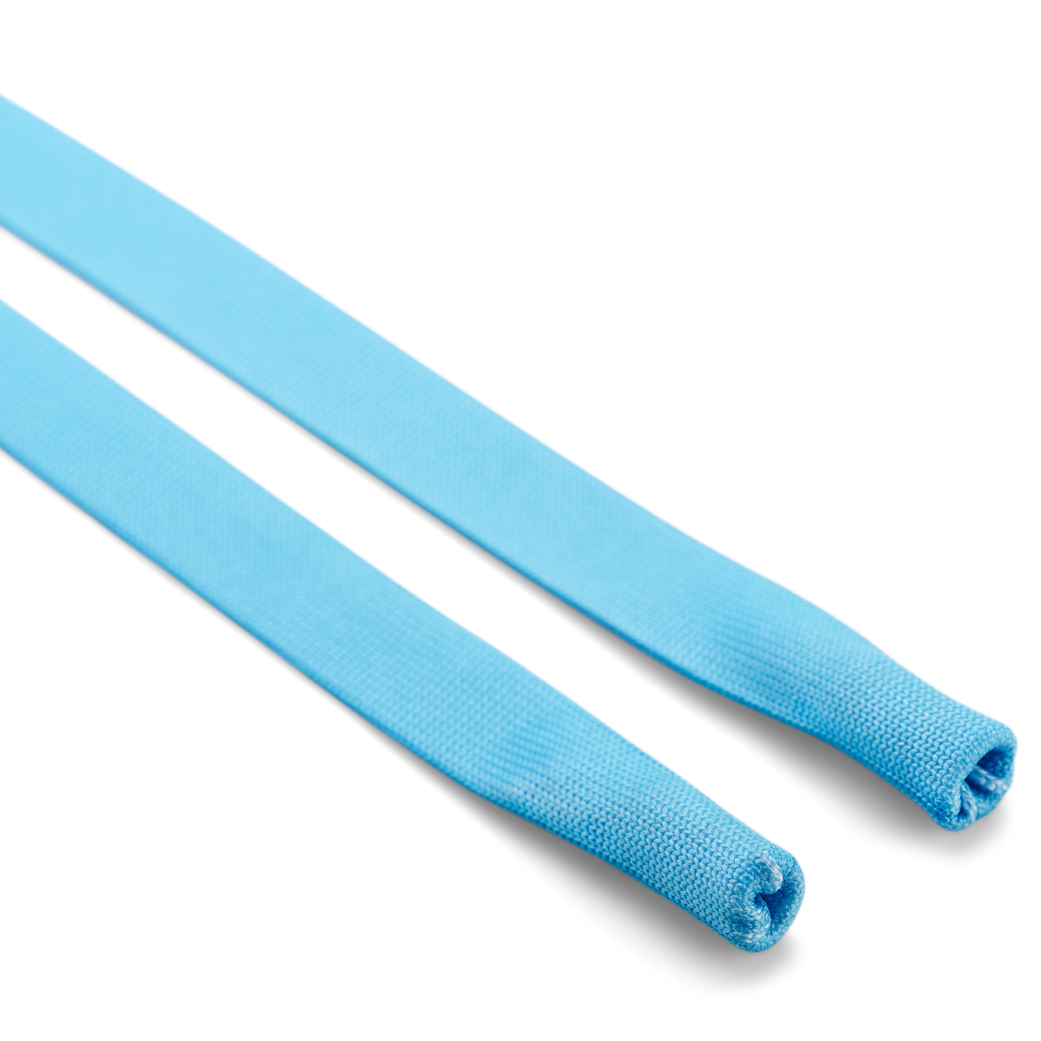 Cinturino ampio per occhiali da sole in pelle e blu - 4