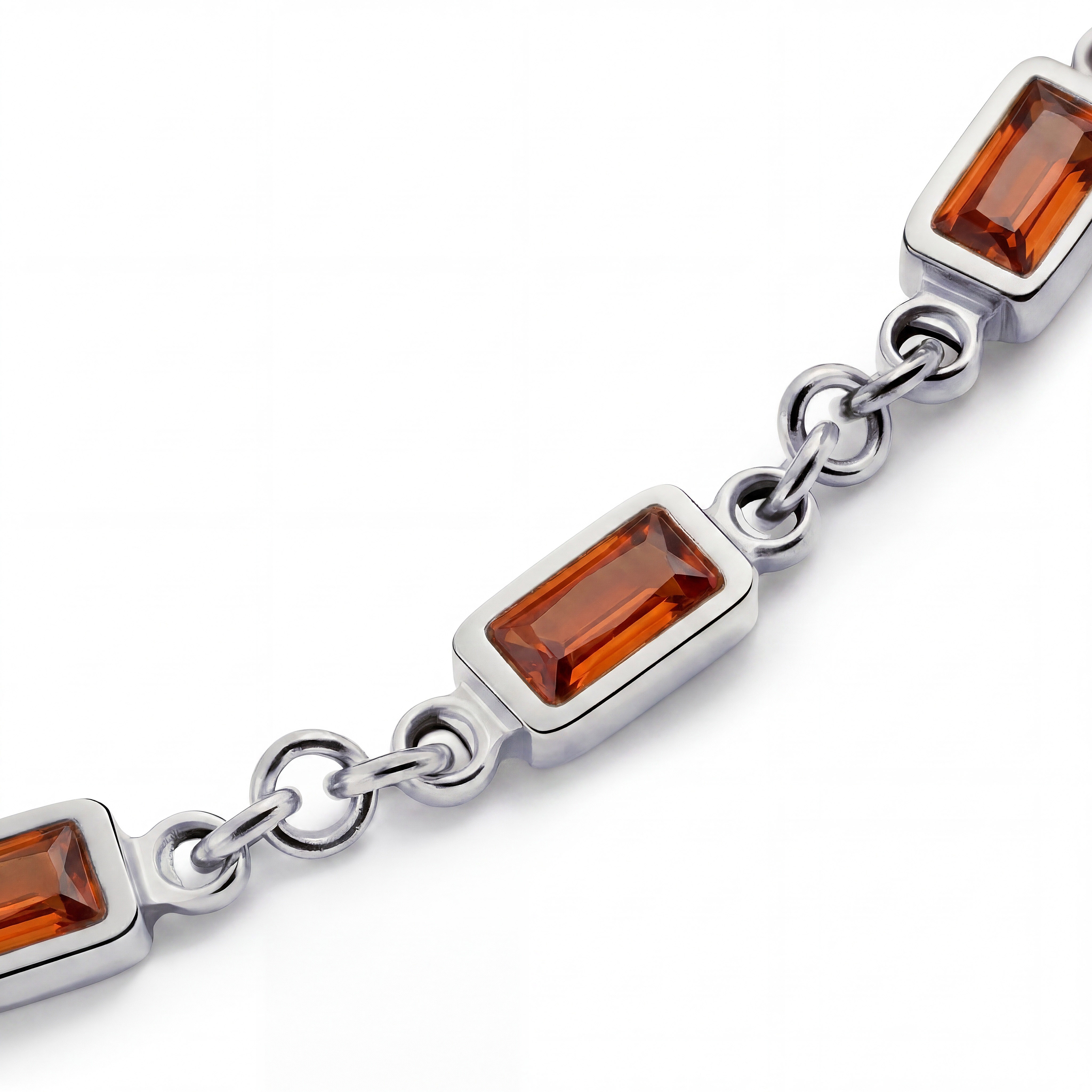 Prism | Brun Krystalglas & Sølvtonet Armbånd - 2