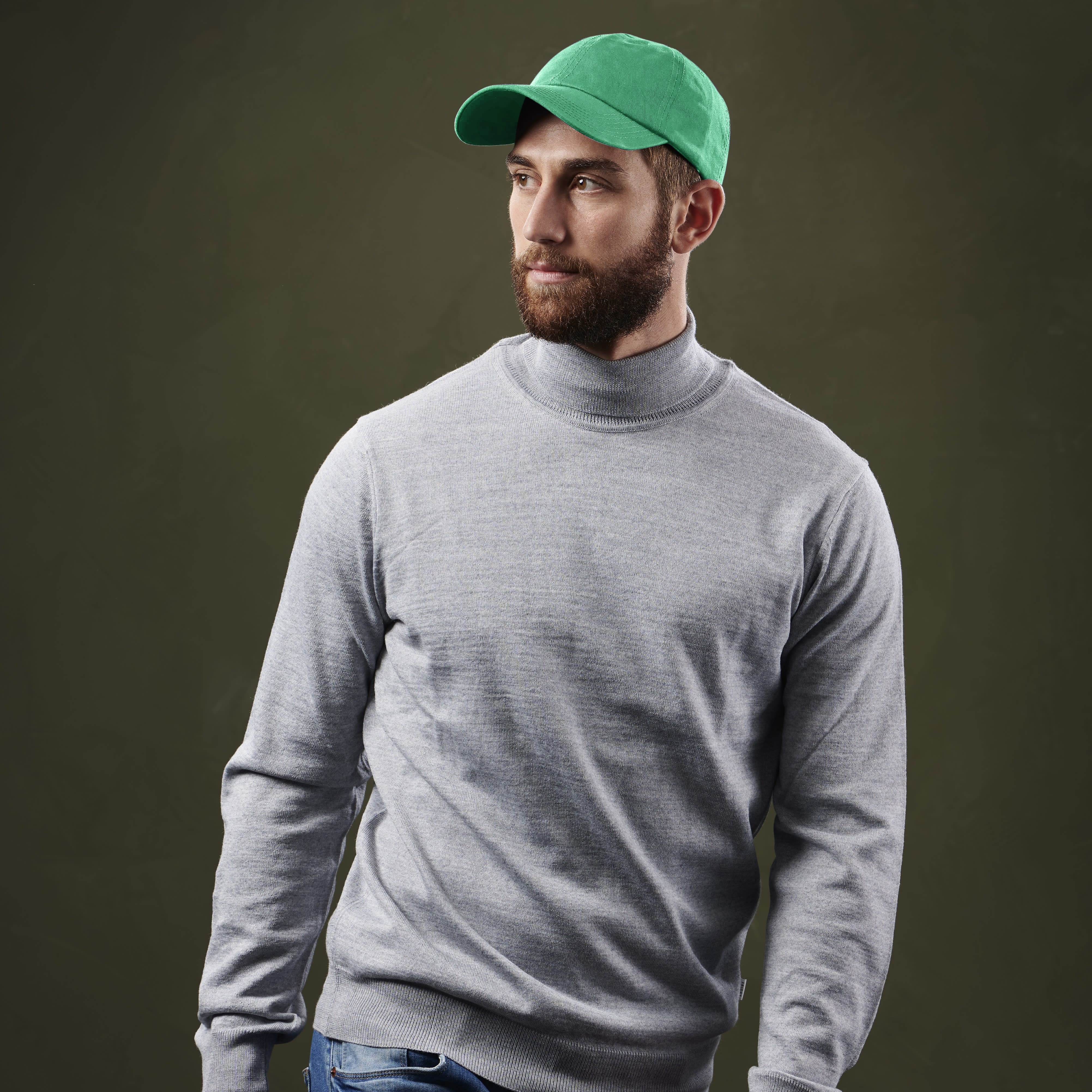Bright Green Cotton Cap - 4