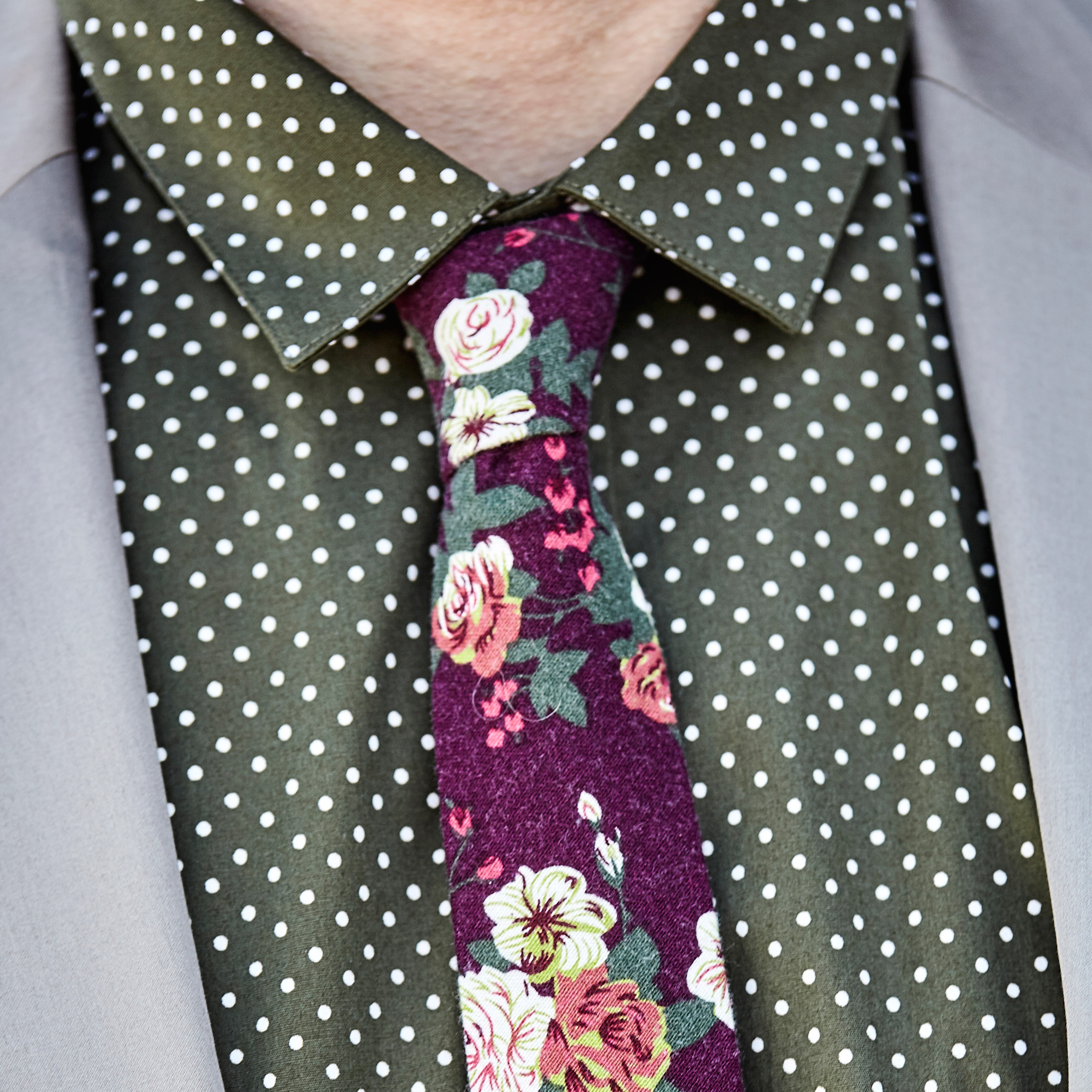 Bordeaux Blomst Slips - 3