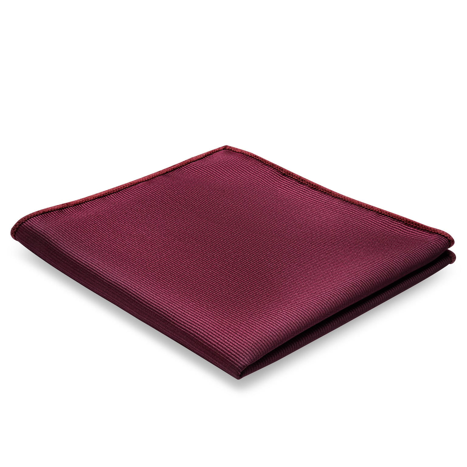 Burgundy Grosgrain Pocket Square Burgundy Grosgrain Pocket Square