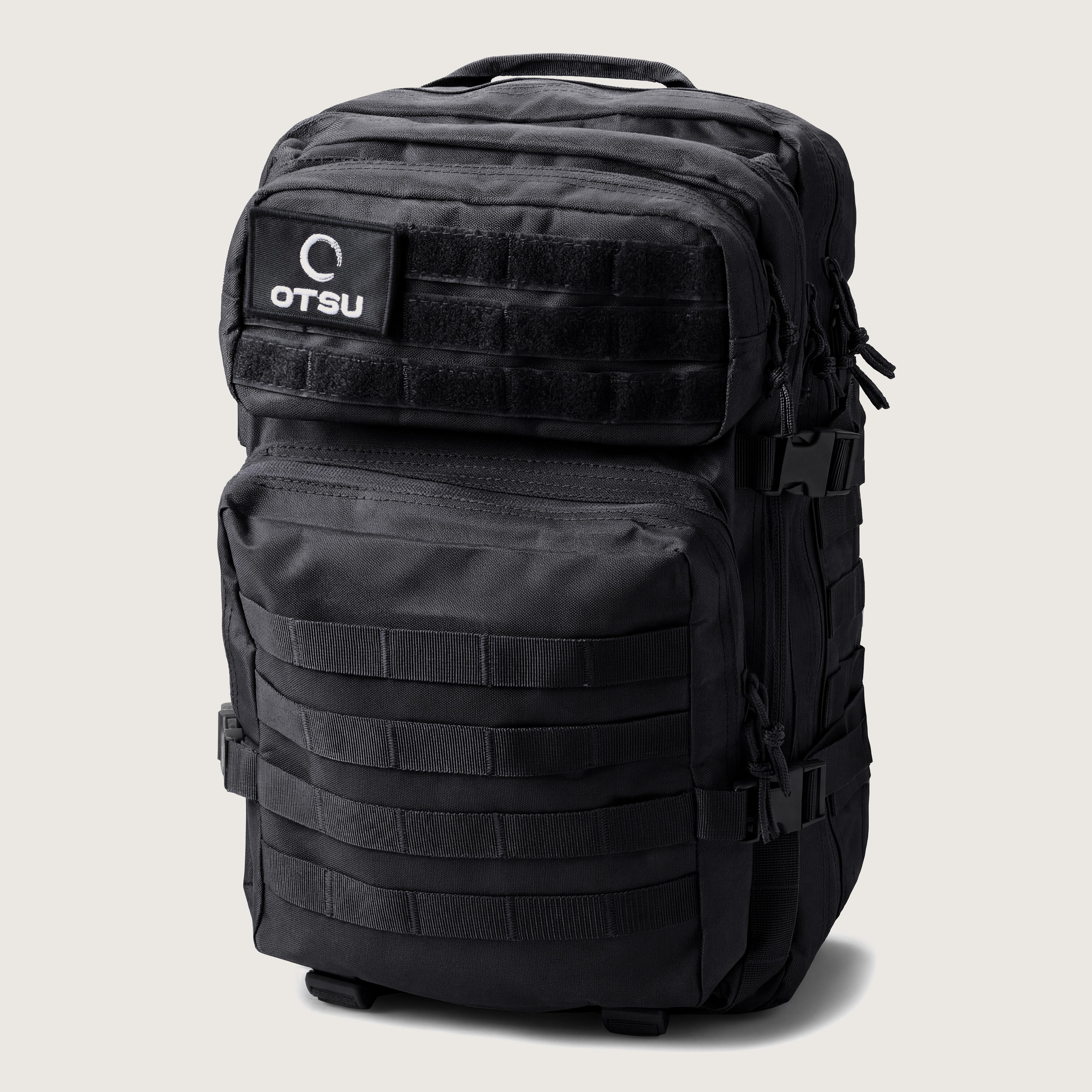 Expedition | Black 40L Modular Tactical Backpack with Patch Panel