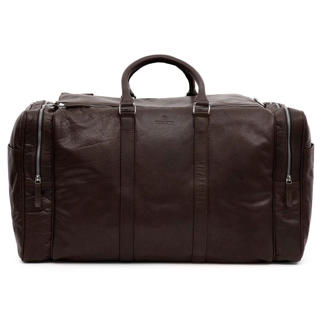Sac à bandoulière de voyage en cuir marron pour homme pour week-end Sac à bandoulière de voyage en cuir marron pour homme pour week-end