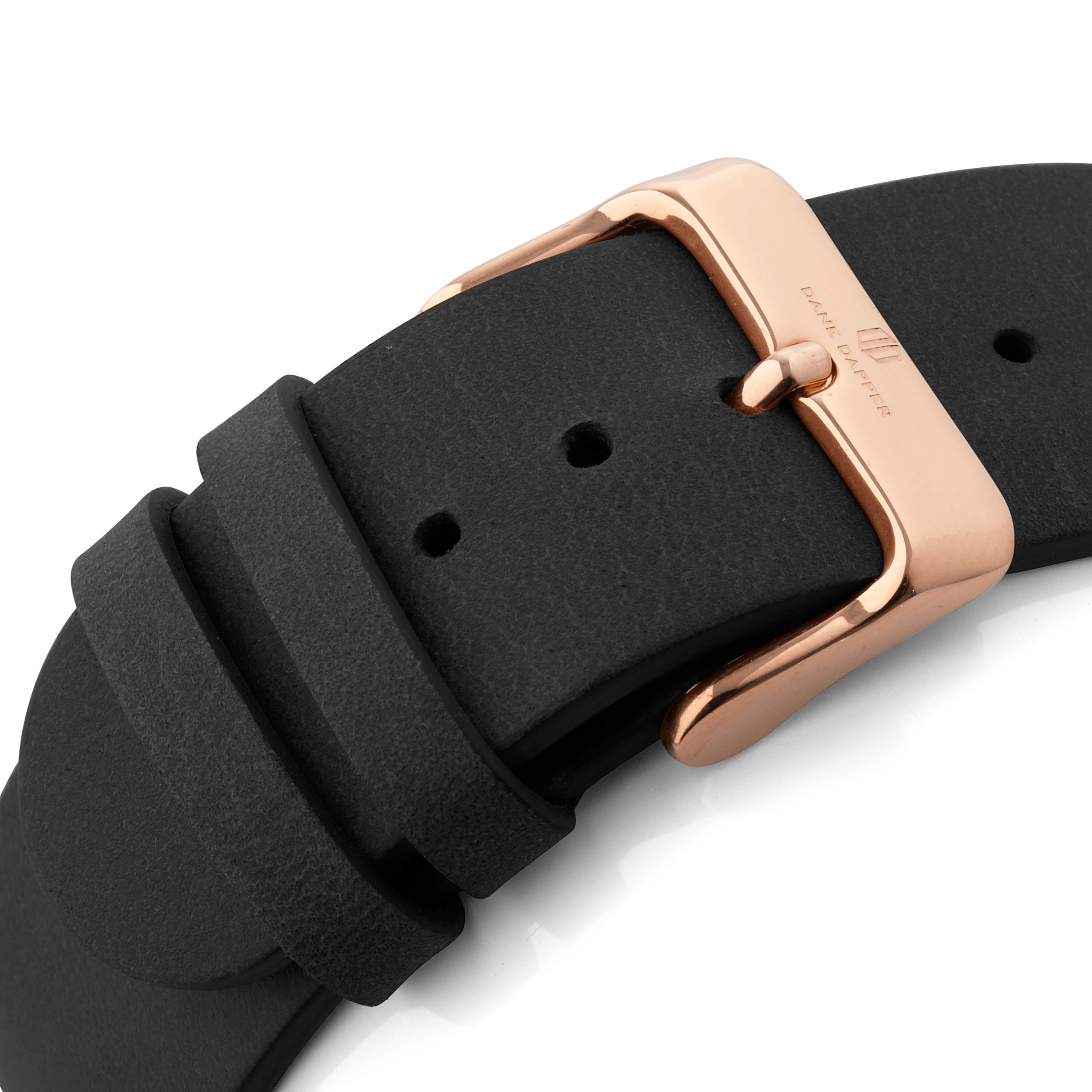 Black & Rose Gold-Tone Troika Watch - 3