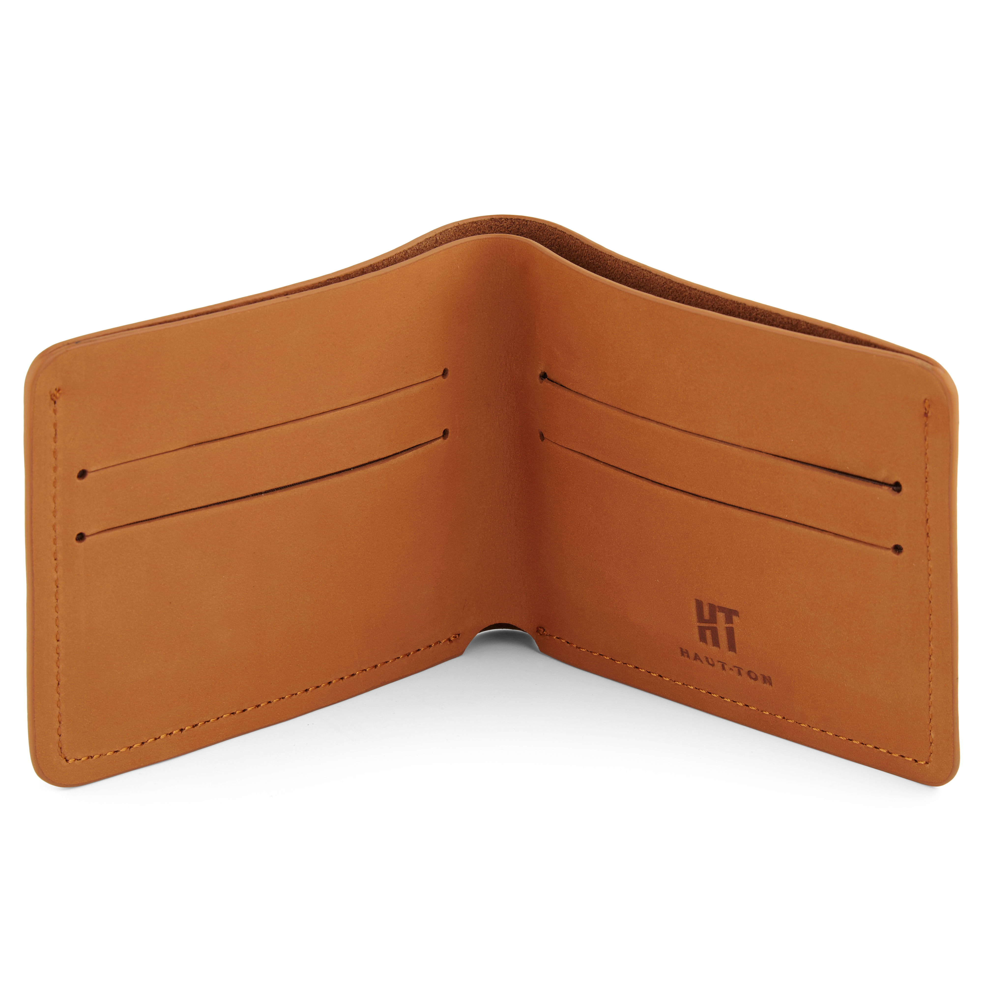 Cartera minimalista en color canela - 2