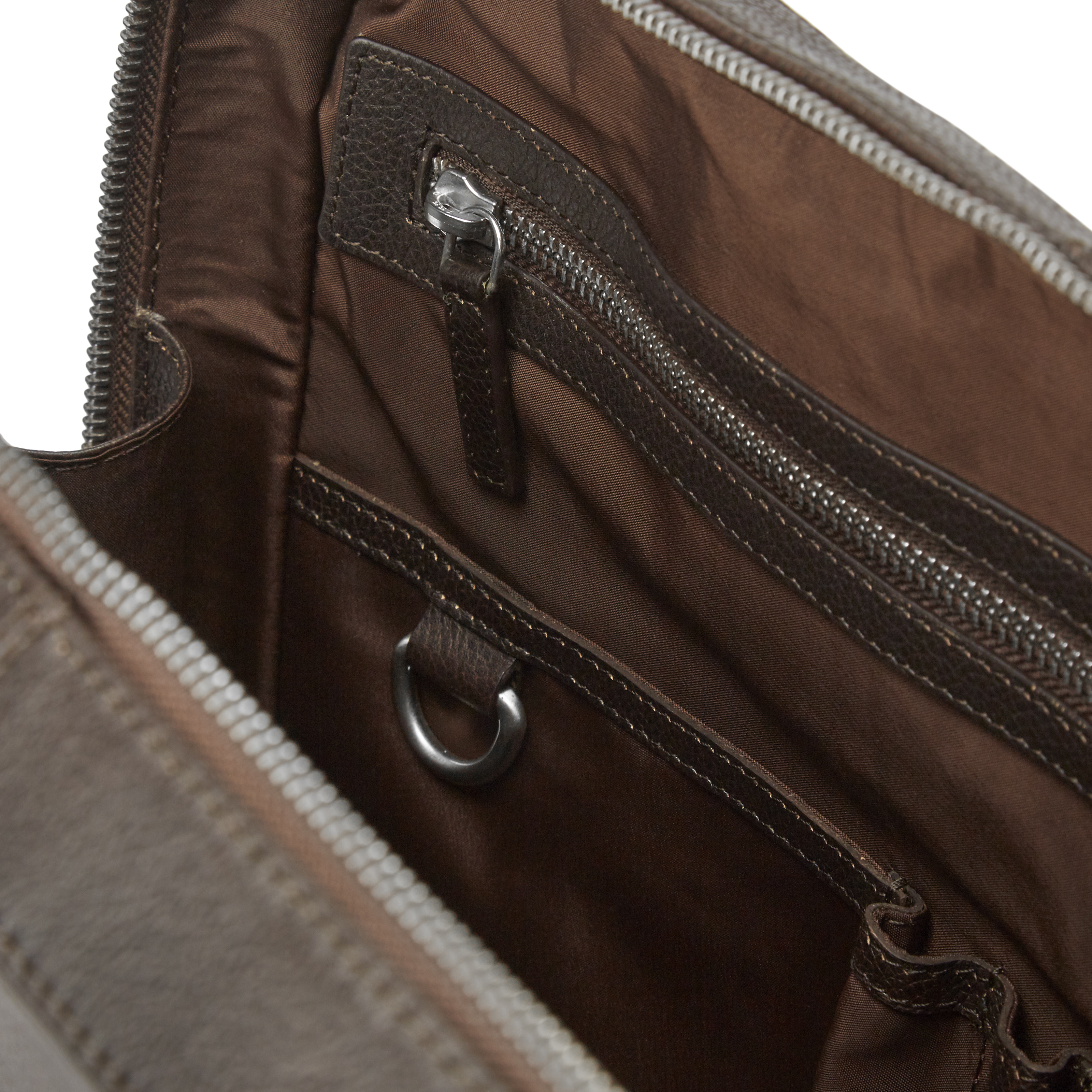 Scott Dunkelbraune Leder Laptop Aktentasche - 16