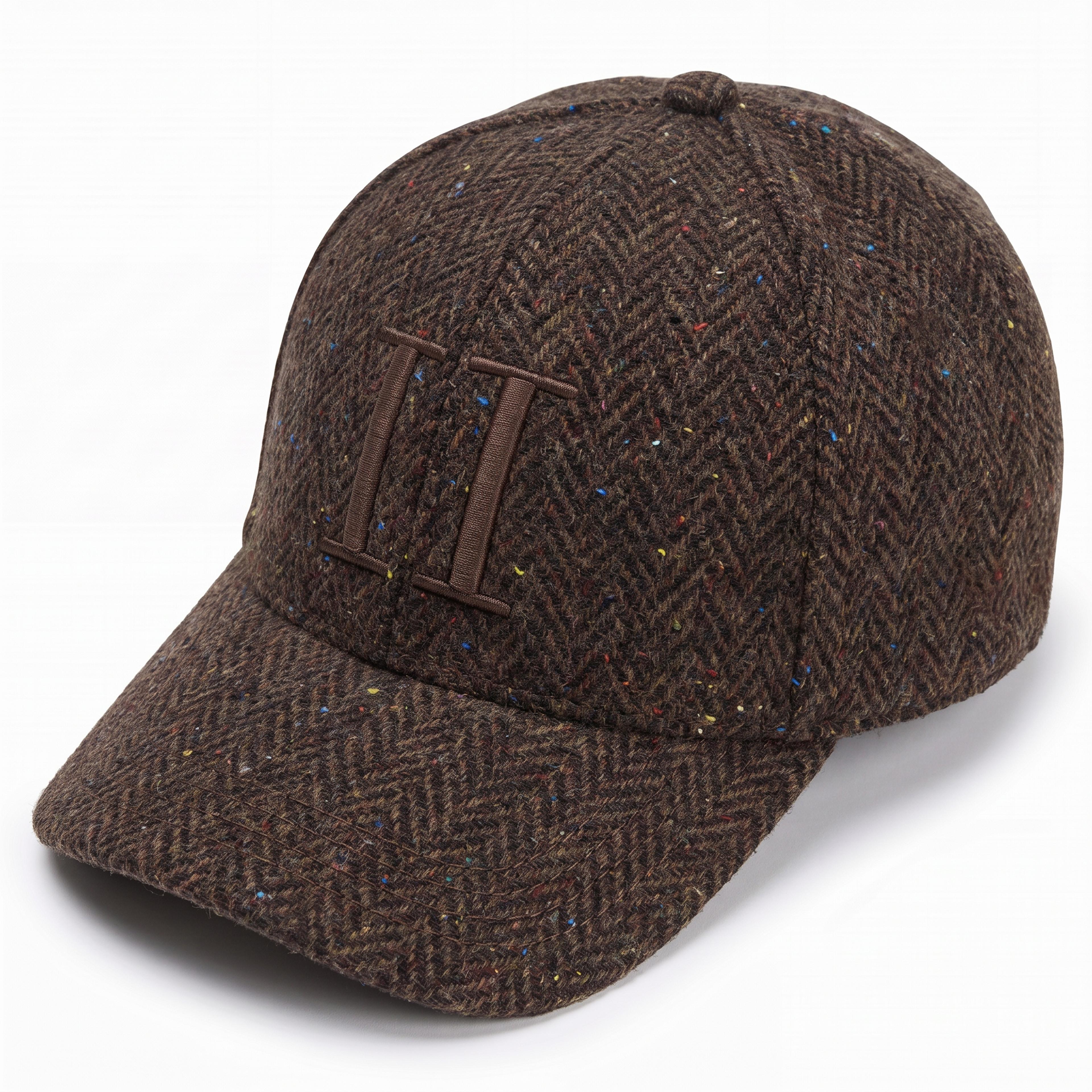 Les Deux | Molé Brown Core Herringbone Baseball Cap Les Deux | Molé Brown Core Herringbone Baseball Cap