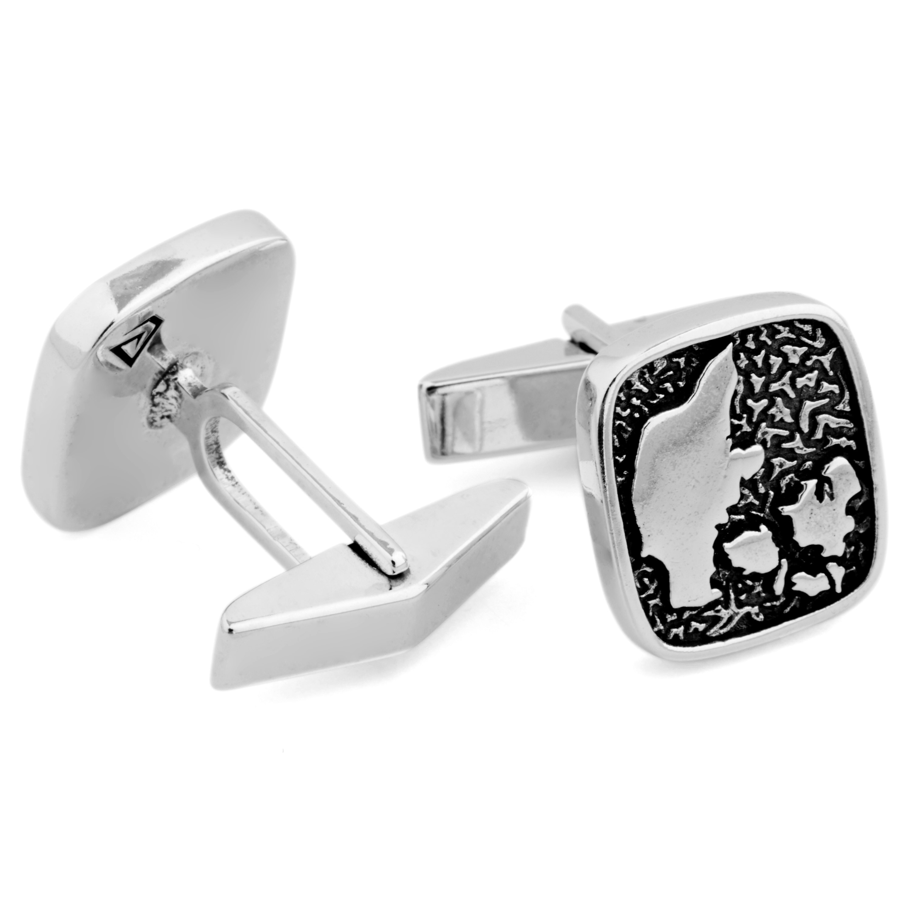 Danish Tribute 925er Silber Manschettenknöpfe - 2