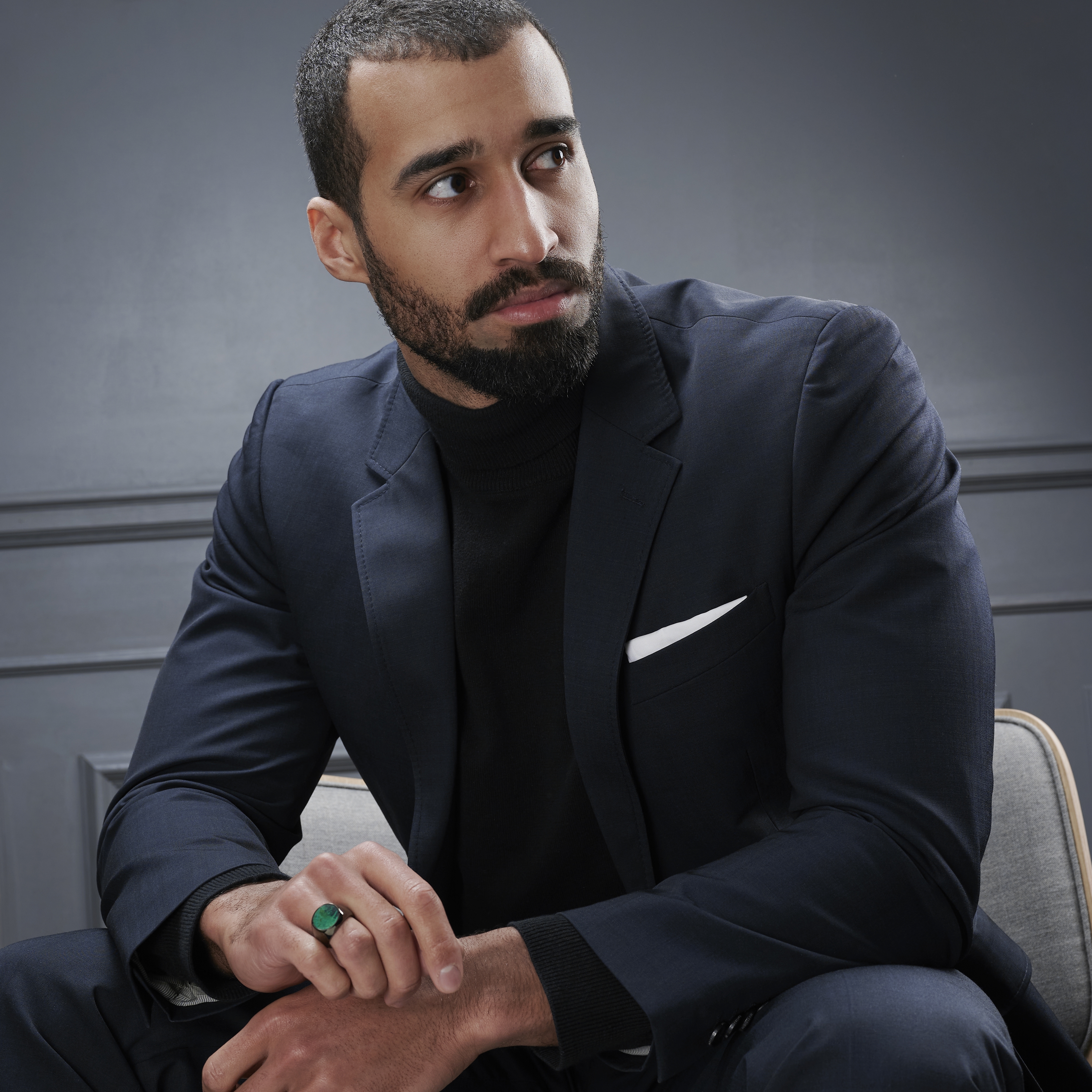 Lauris Gråsort Makt Ring - 6