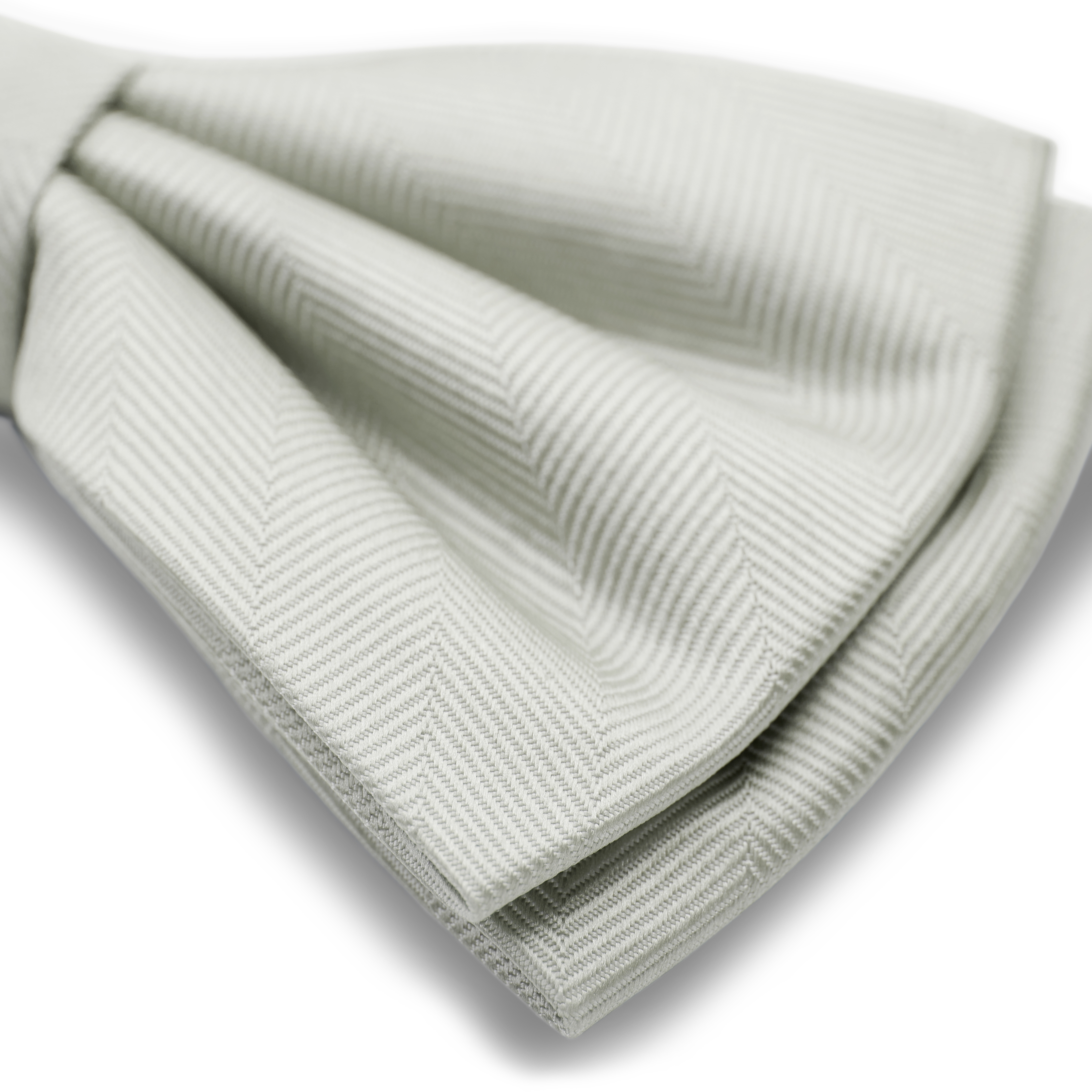 Hellgraue vorgebundene Fischgräten-Fliege - 3