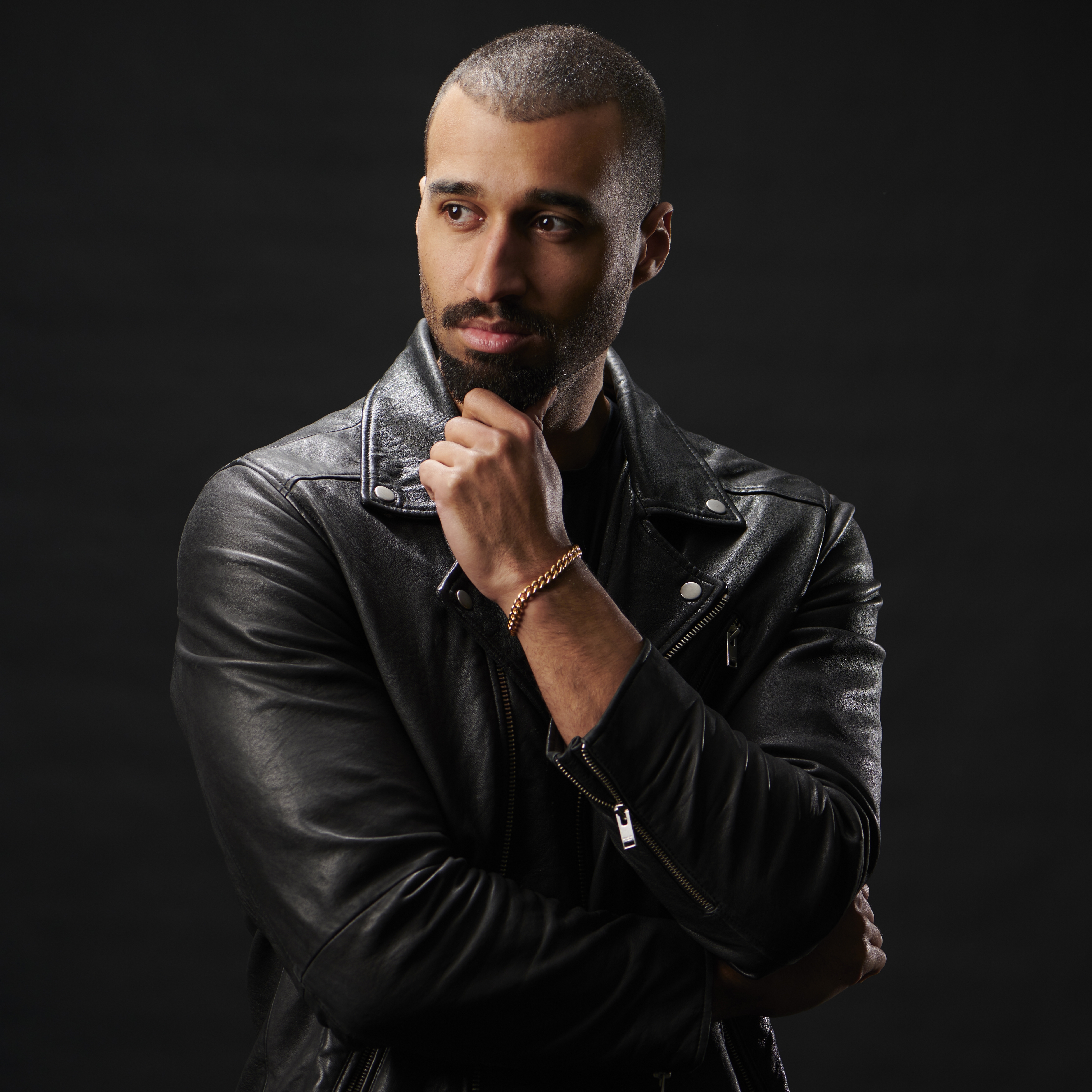 8mm Gold-Tone Chain Bracelet - 6