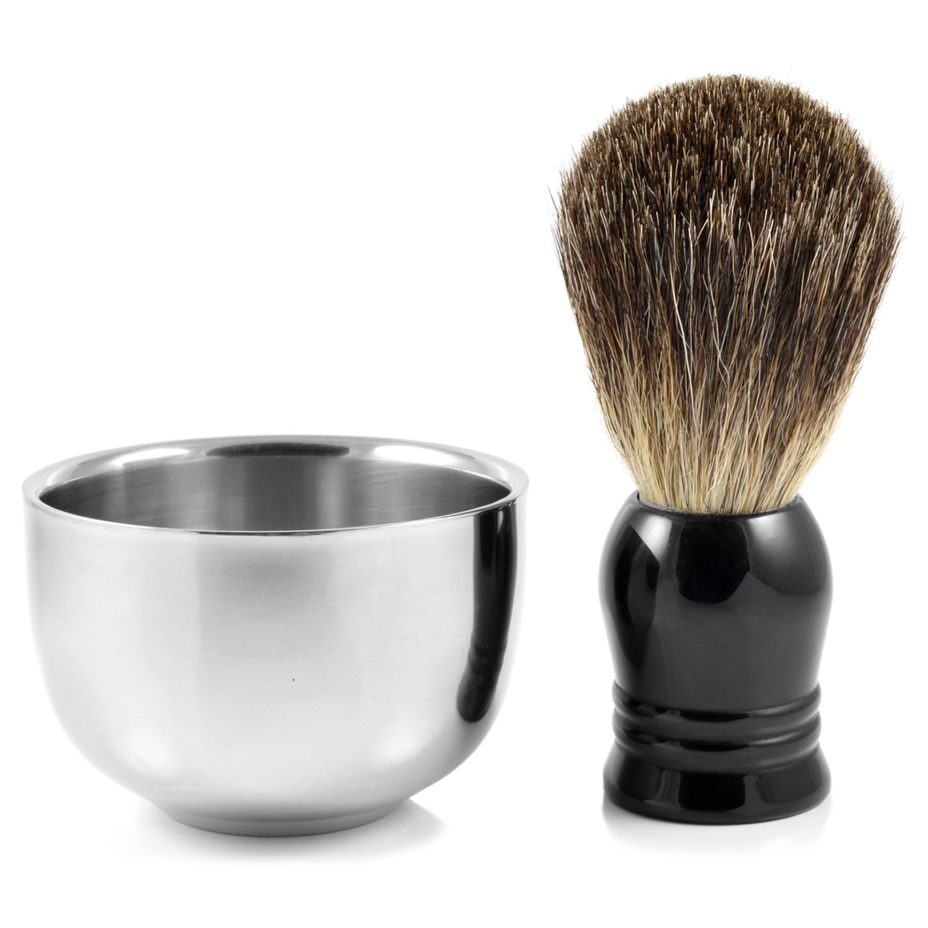 Комплект от купичка за бръснене и четка Pure Badger 