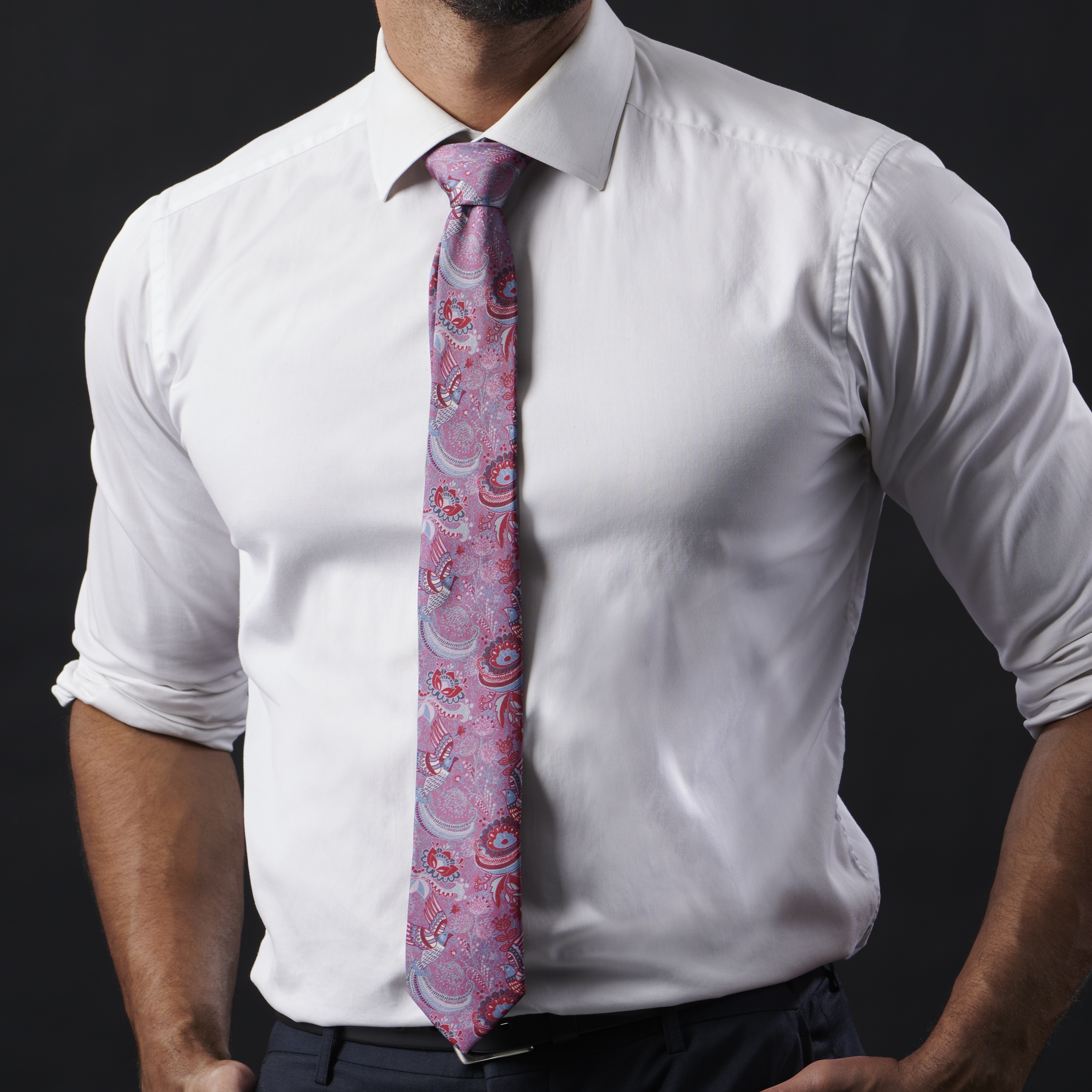 Bruce Silk Boho Tie - 3