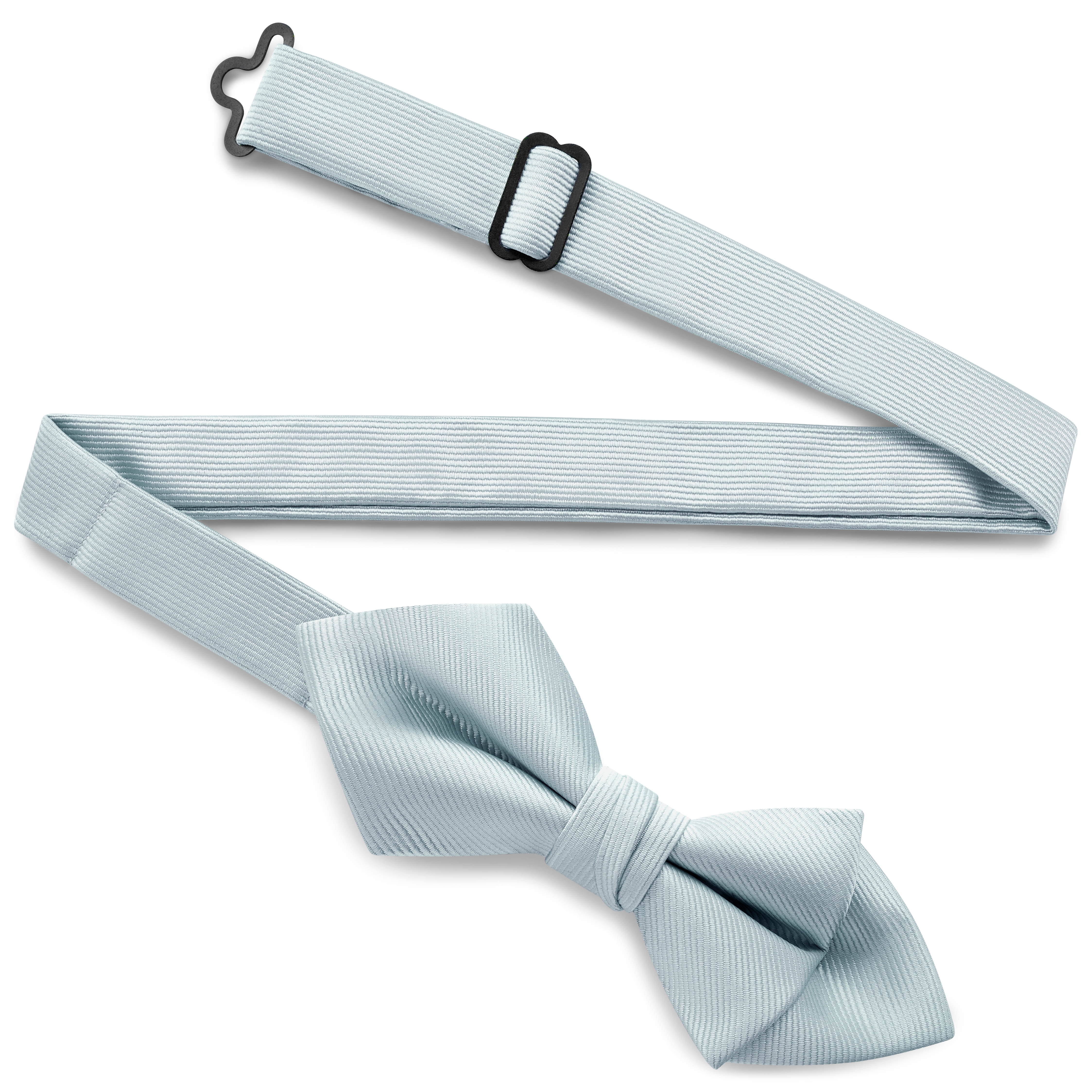 Arktisk Blå Bundet Grosgrain Diamantformet Butterfly - 2