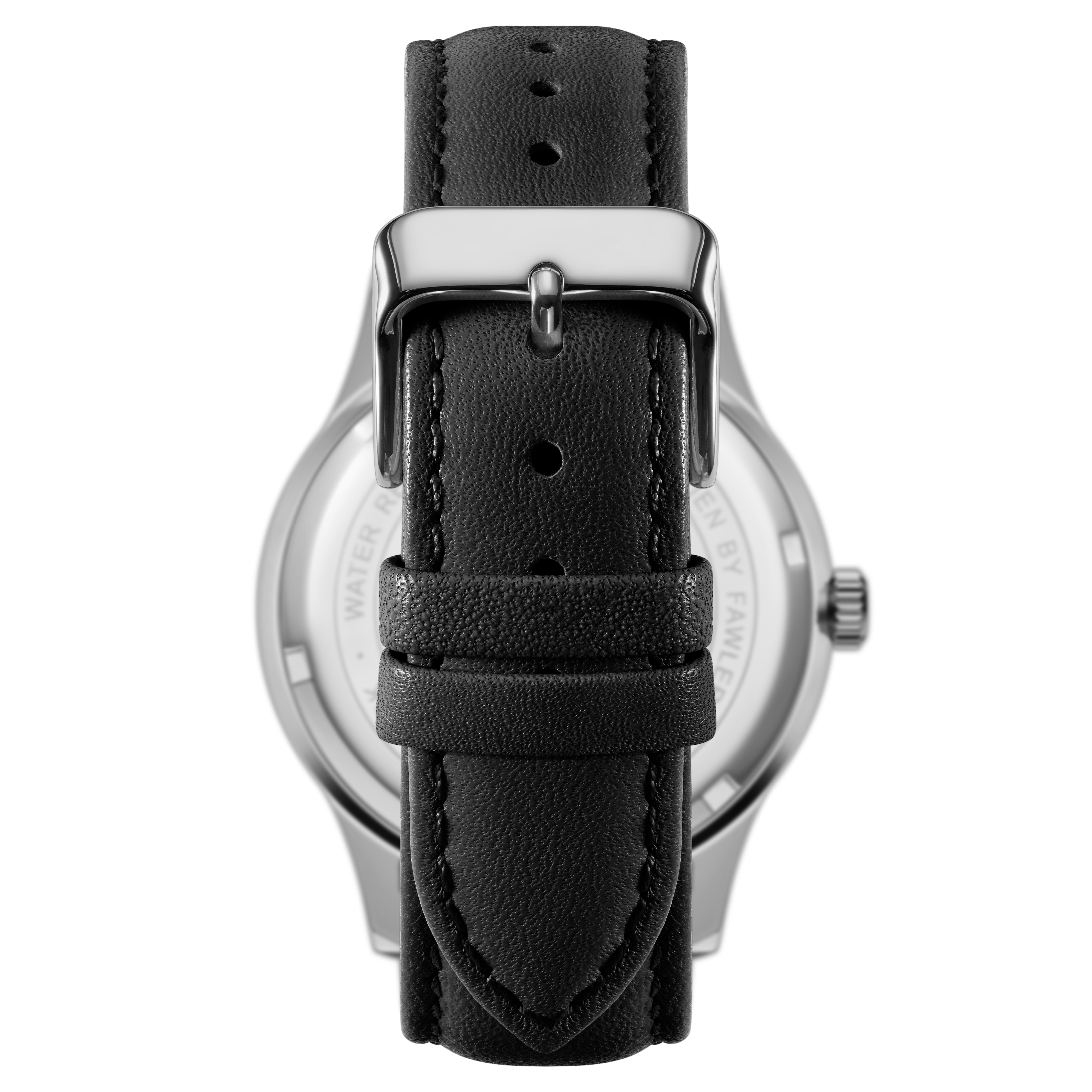 Adrien | Rozsdamentes acél karóra, fekete zománccal - 5