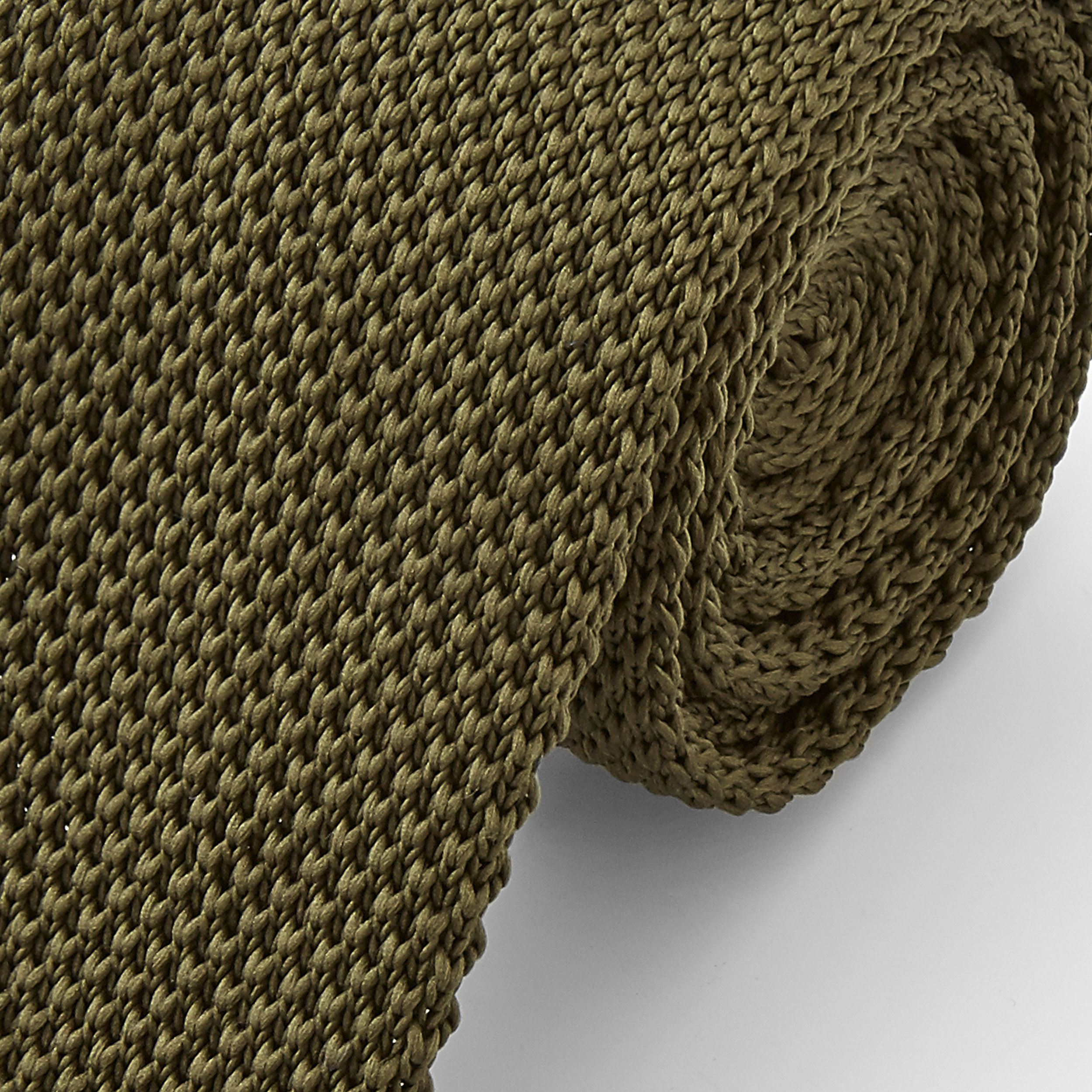 Sõjaväeroheline kootud lips - 2