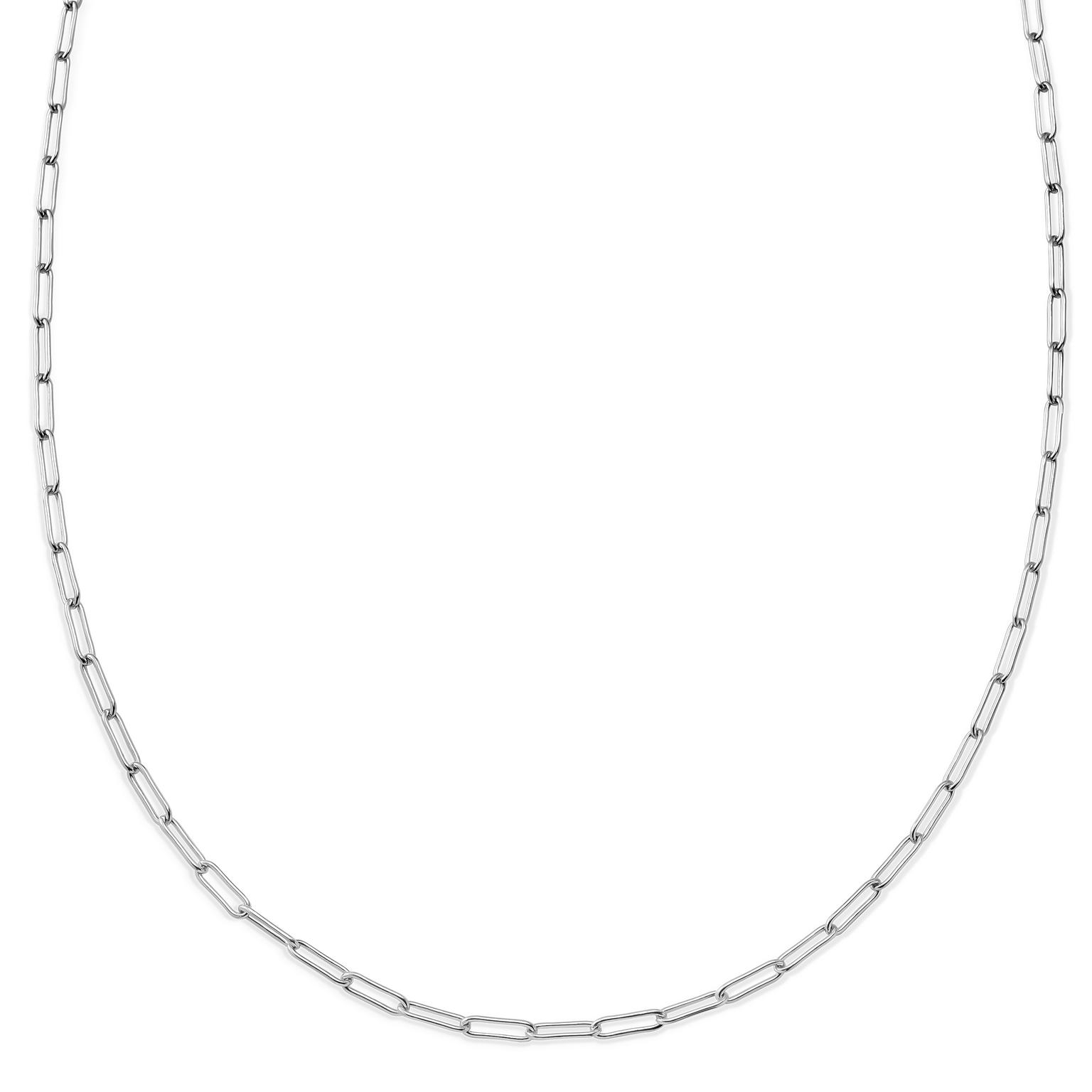 New Classics | 925 Sterling Sølv Papirklips Halskæde - 3 mm New Classics | 925 Sterling Sølv Papirklips Halskæde - 3 mm