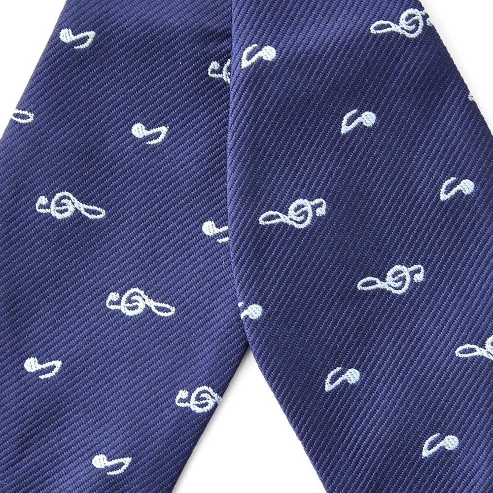 hover: Blue Musical Self-Tie Bow Tie hover: Blue Musical Self-Tie Bow Tie
