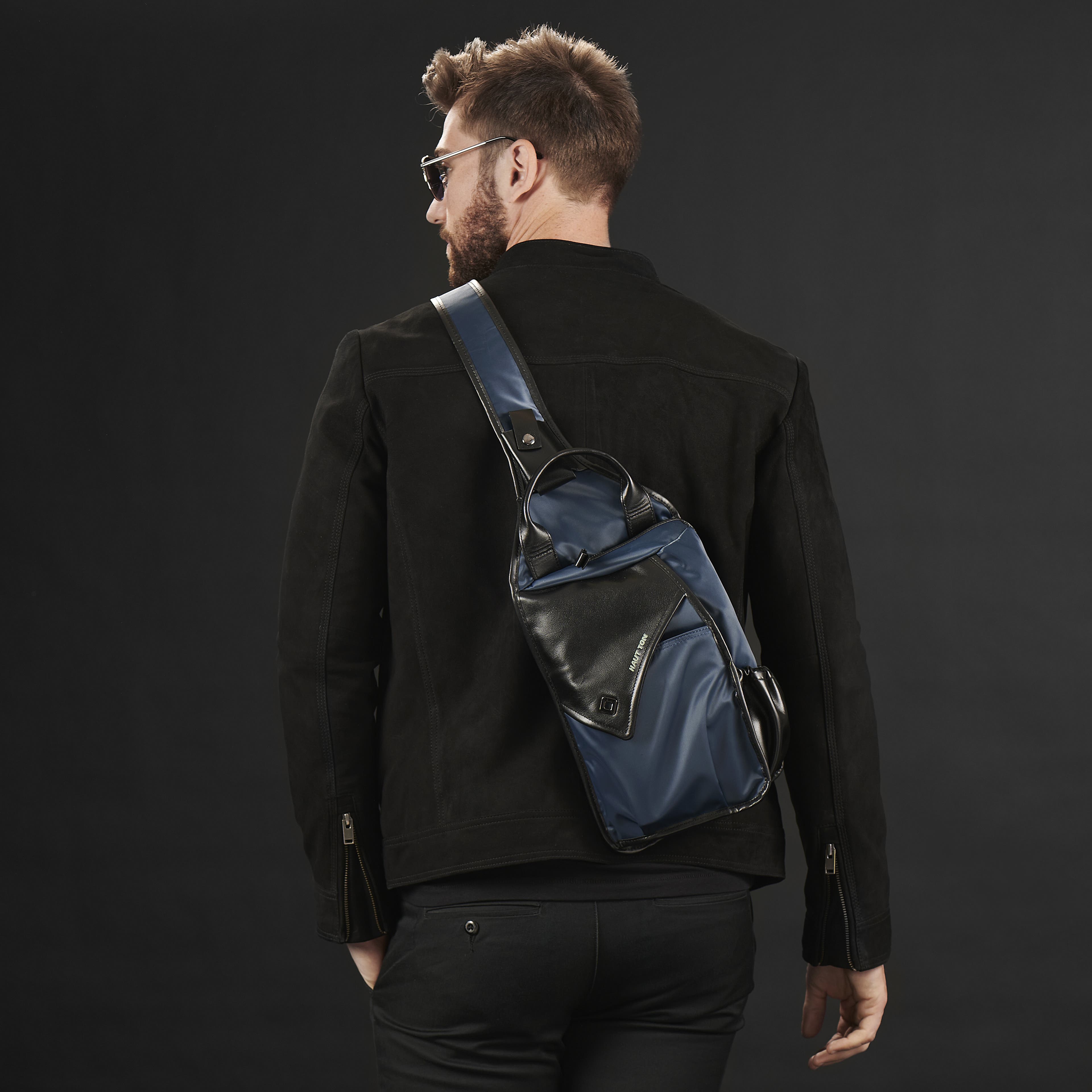 Blue shoulder bag | Hautton | Free shipping over $75