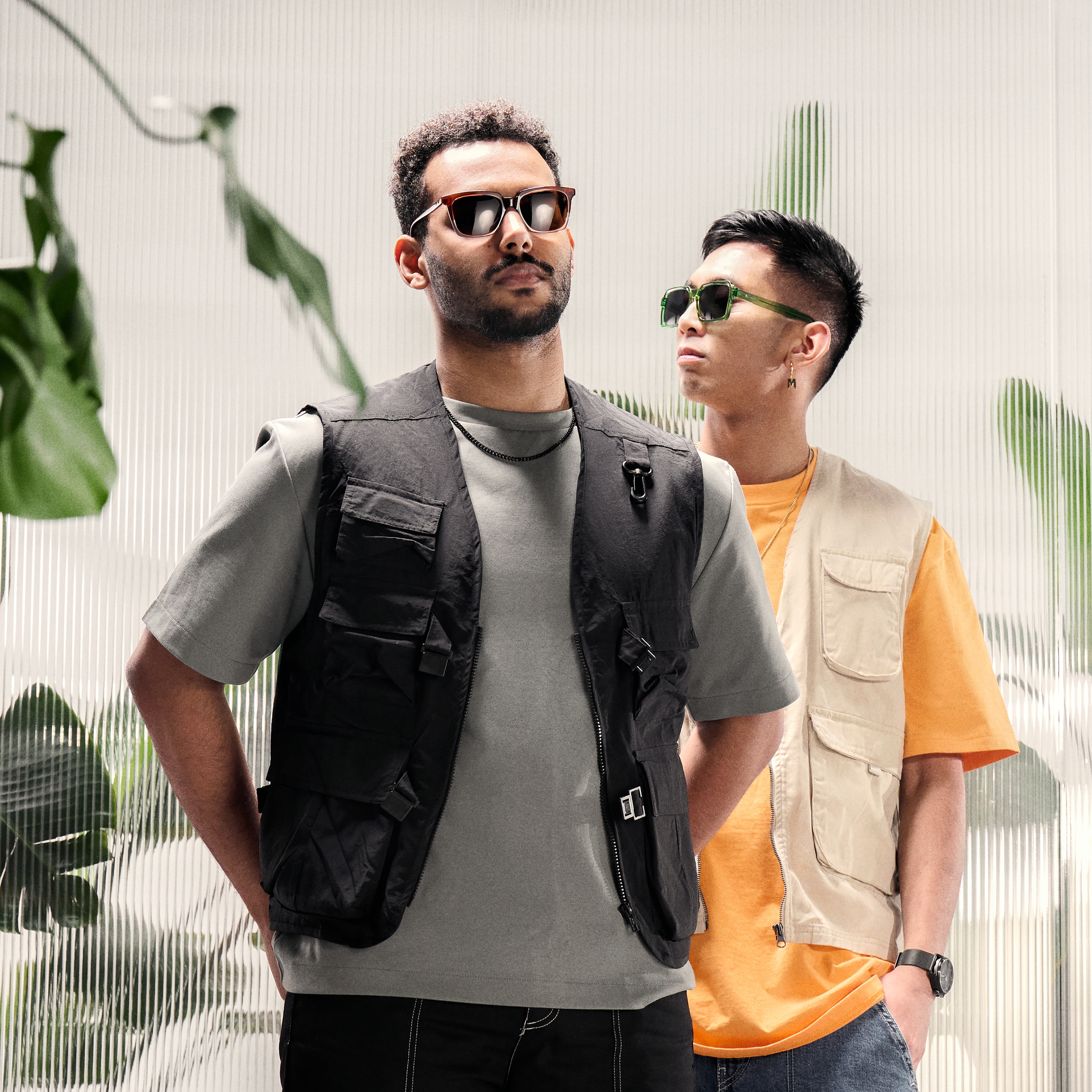 Occasus | Two-Toned Brown Polarized Horn-Rimmed Sunglasses - 5