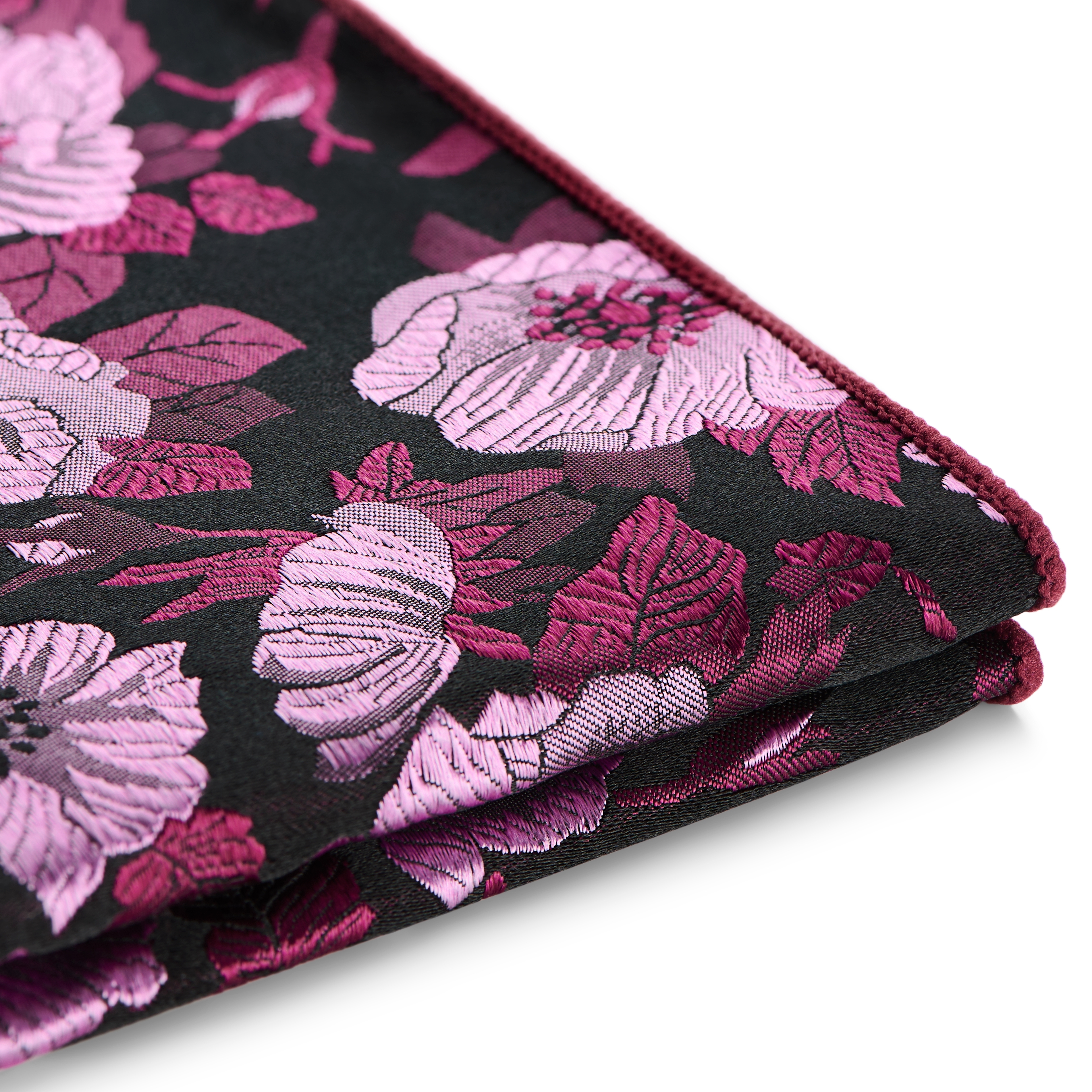 Dianthus | Lyserød Silke Blomster Lommeklud - 3