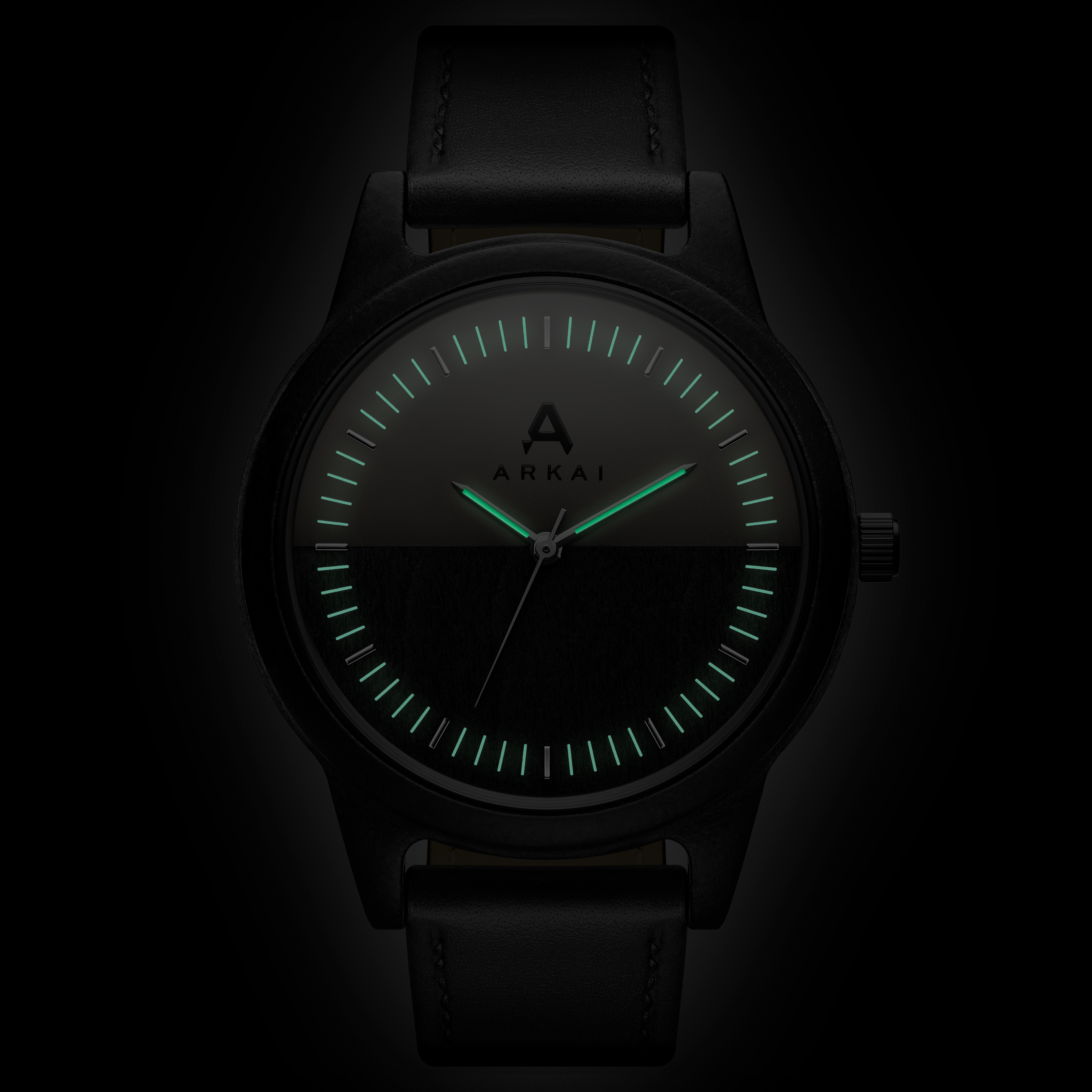 Arbor | Montre en bois d&#x27;érable avec cadran bicolore gris - 2