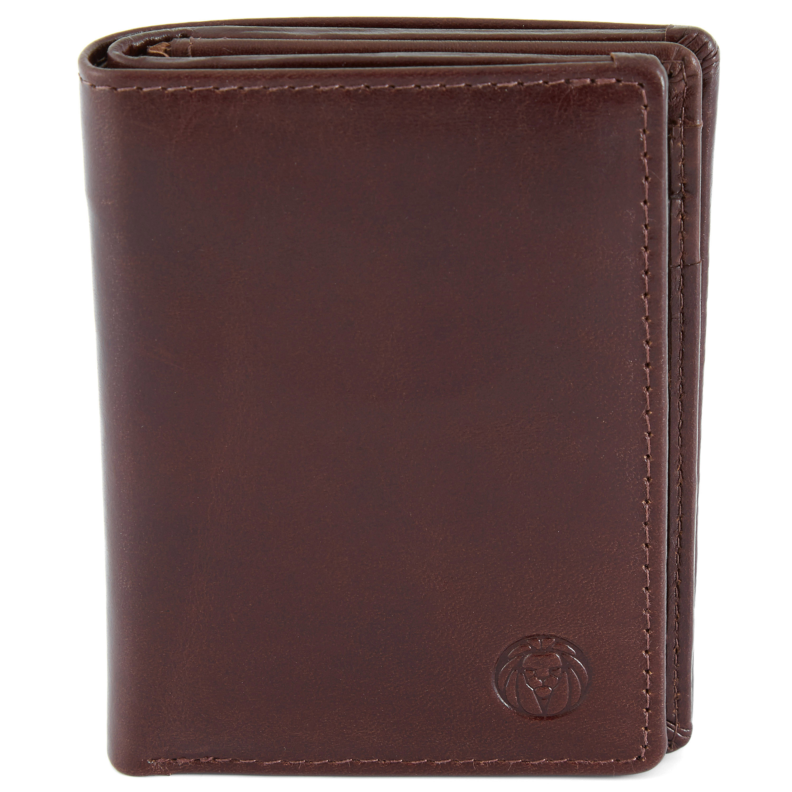 Minimalistische Braune Jasper Leder Geldbörse - 1