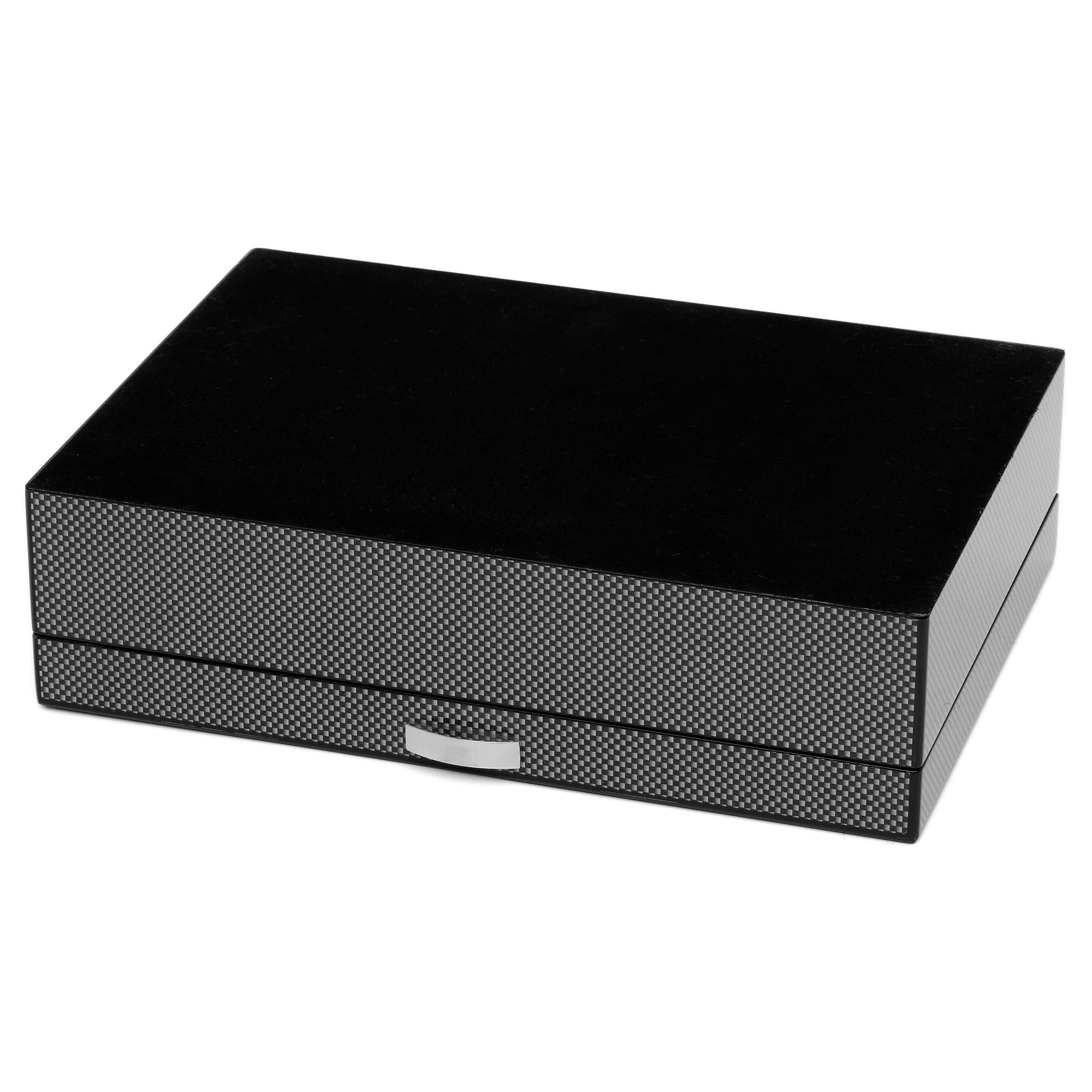 Kockovaný box na hodinky - 8 hodiniek - 4