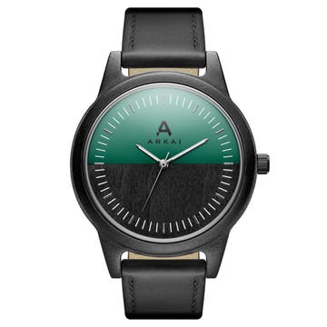Arbor | Green Two-Tone Dial Maple Watch