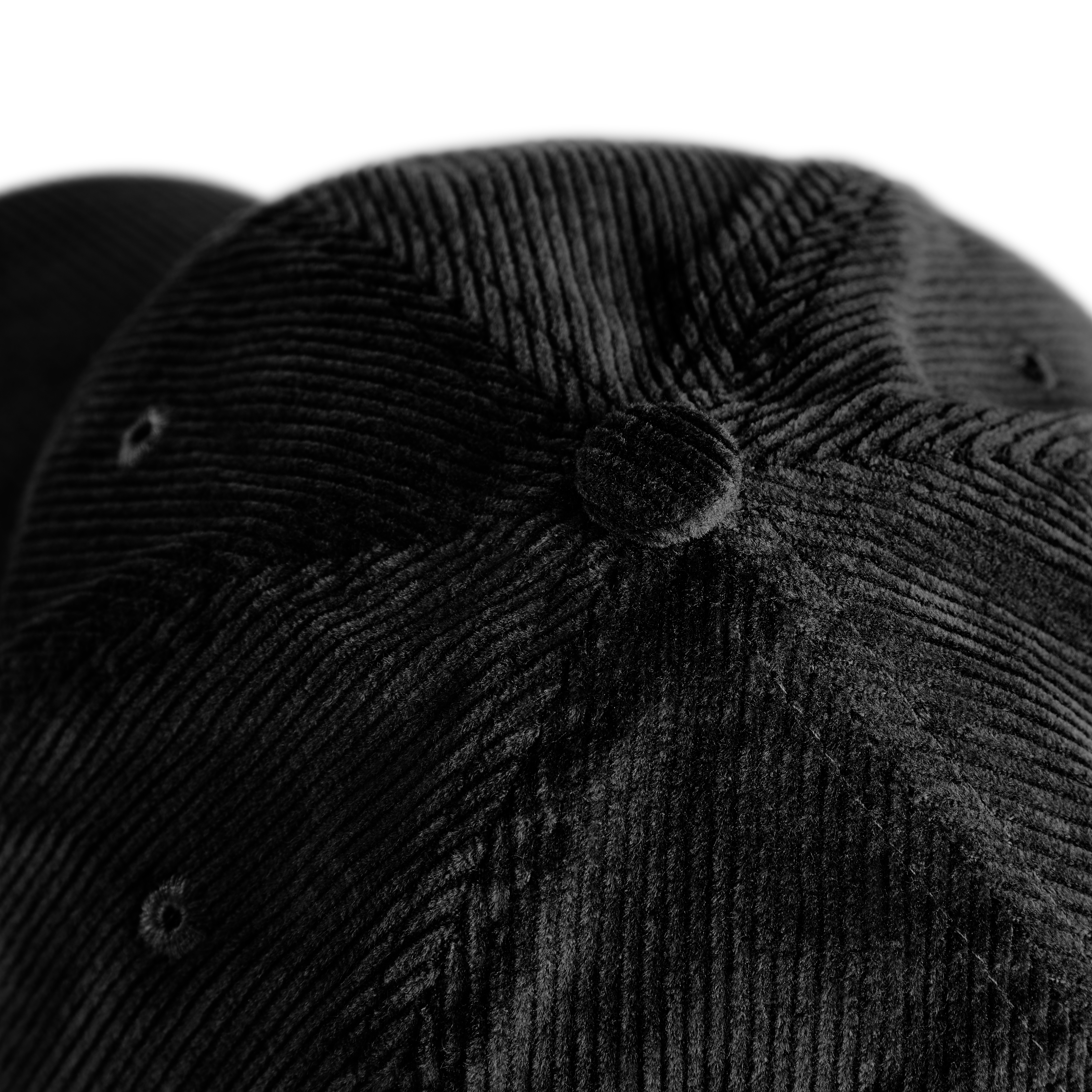 Lacuna | Sort Fløjl Baseball Cap - 5