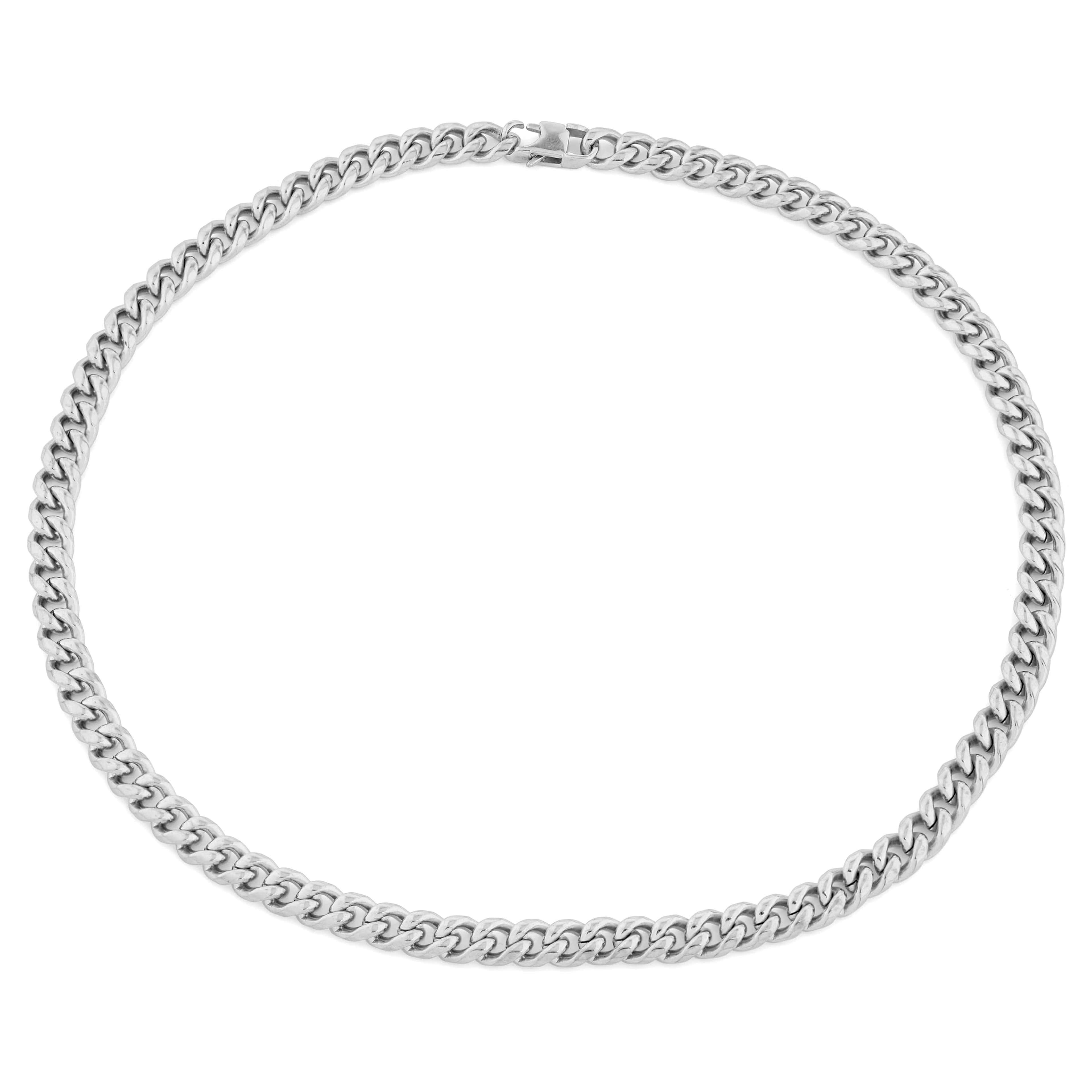 8 mm Sølvtonet halskæde - 2 - gallery