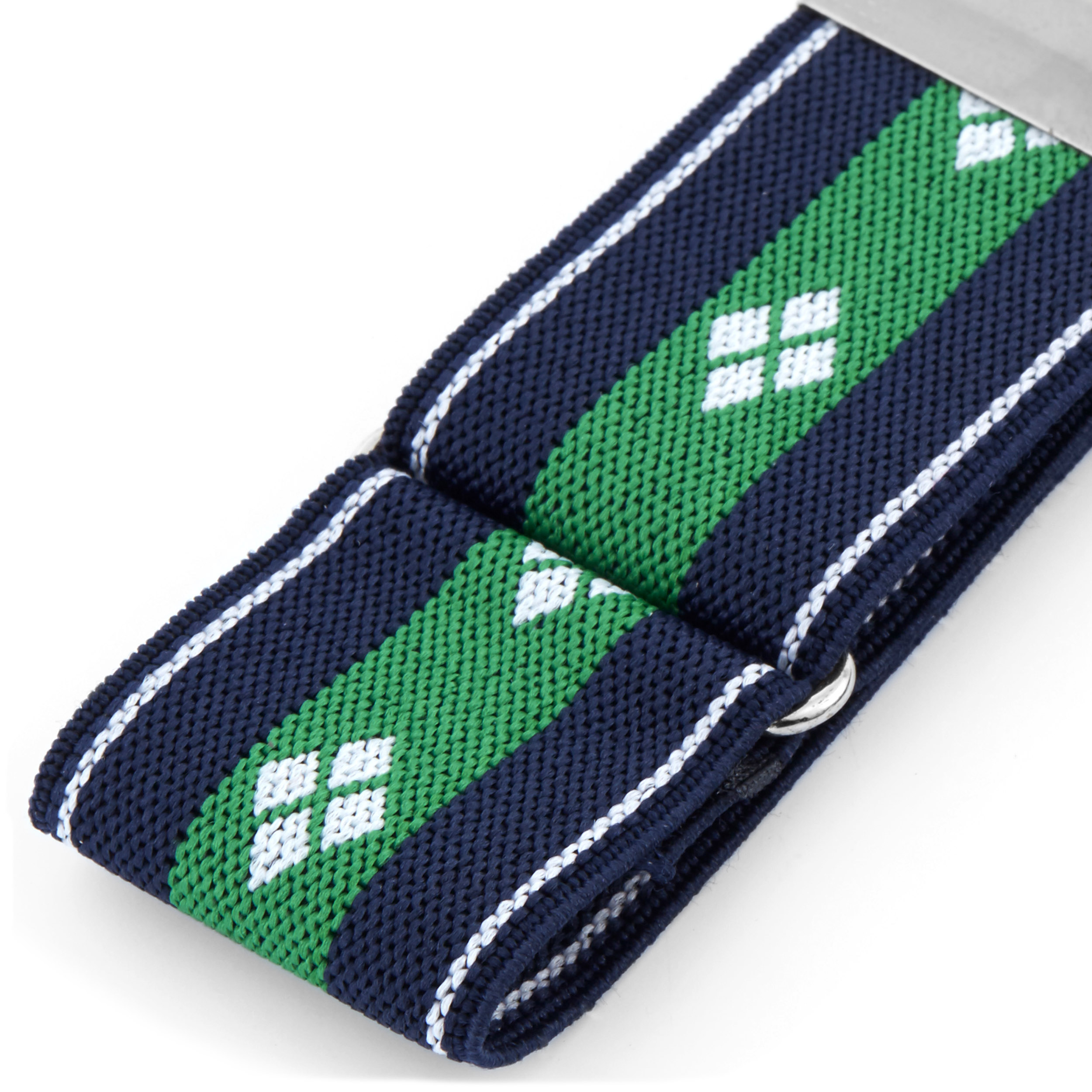 Siniraidalliset ja apilakuvioiset hihan pidikkeet  - 2