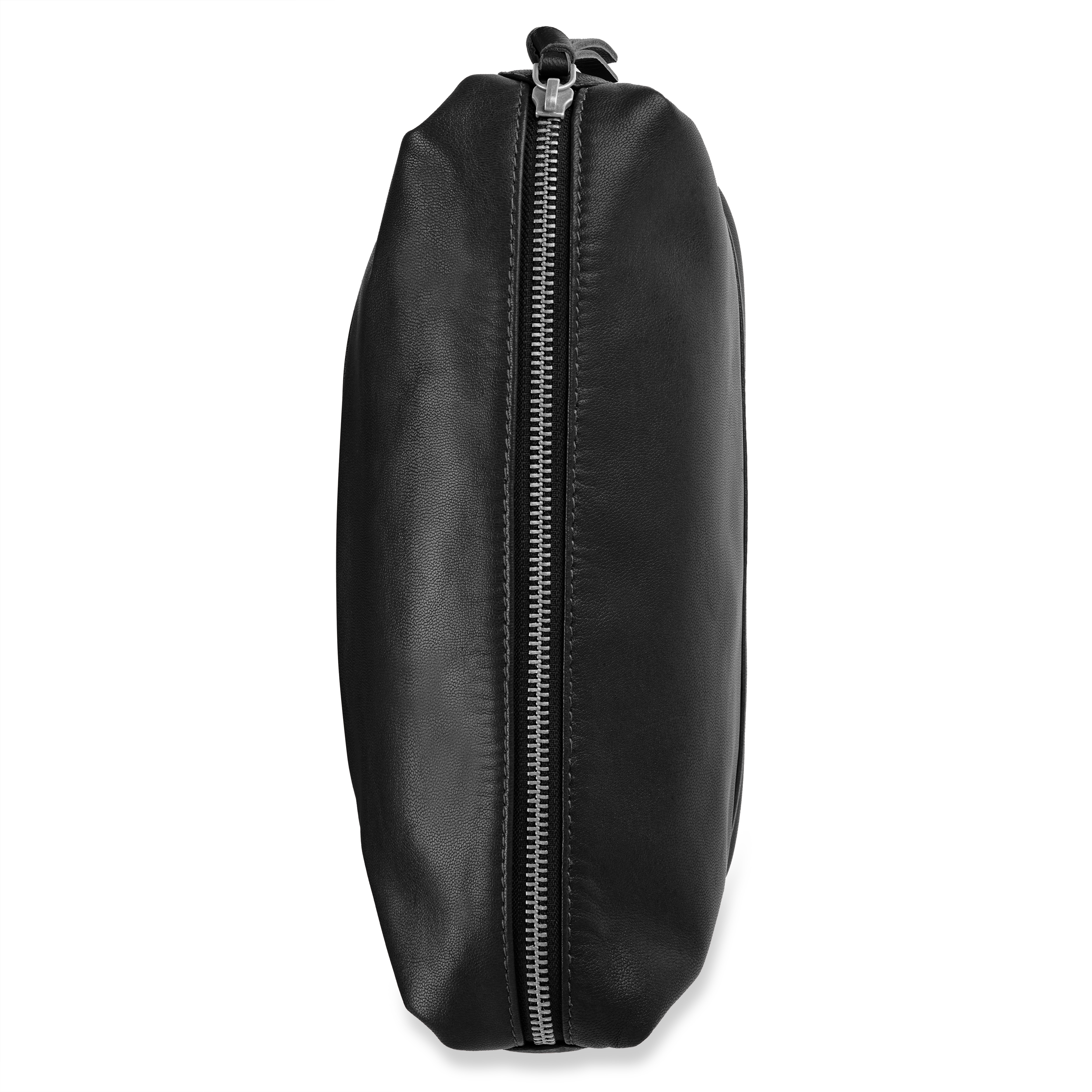 Toilettilaukku | Mustaa vuohennahkaa - 4