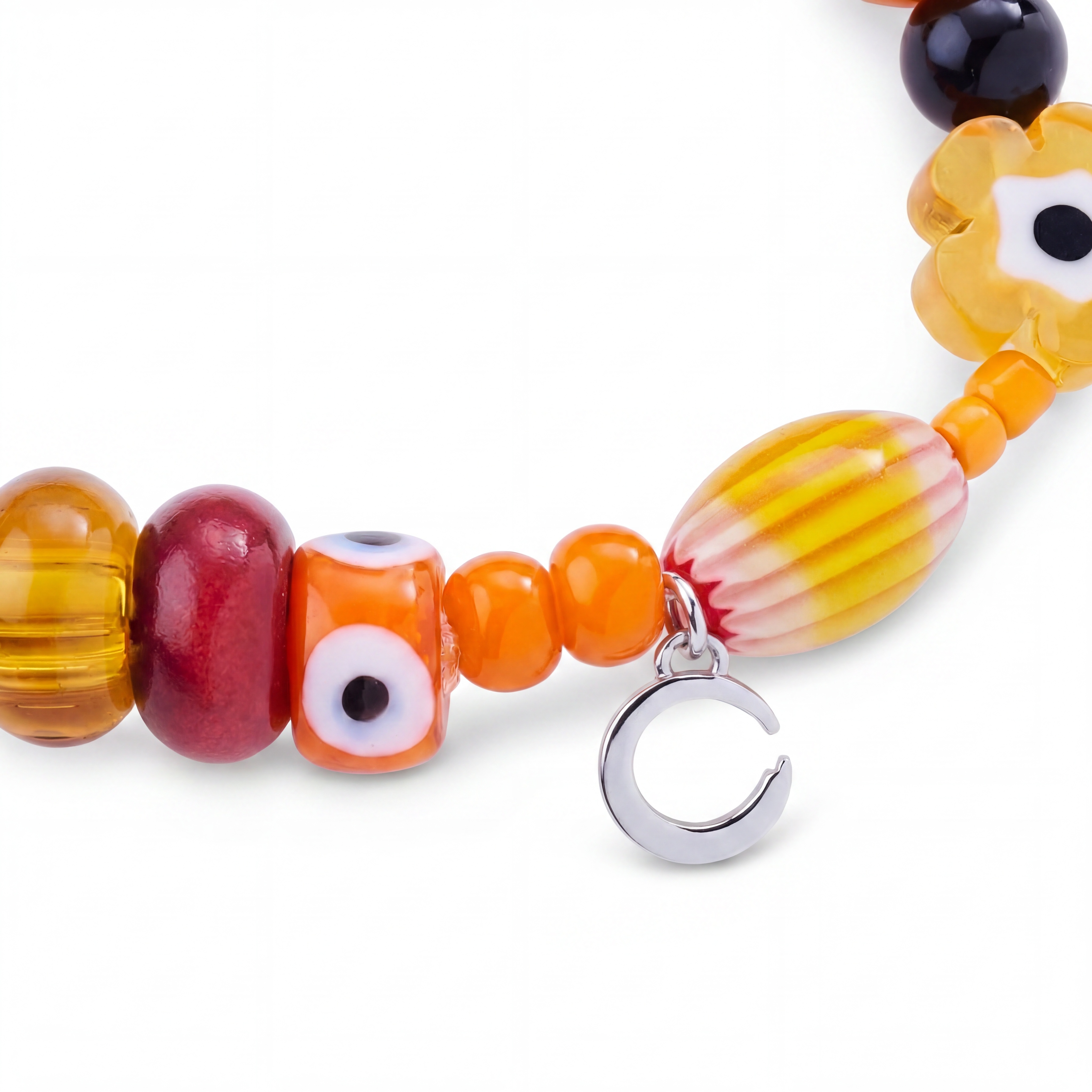 Pearlmania | Pomarańczowa bransoletka Sunset Riot - 3